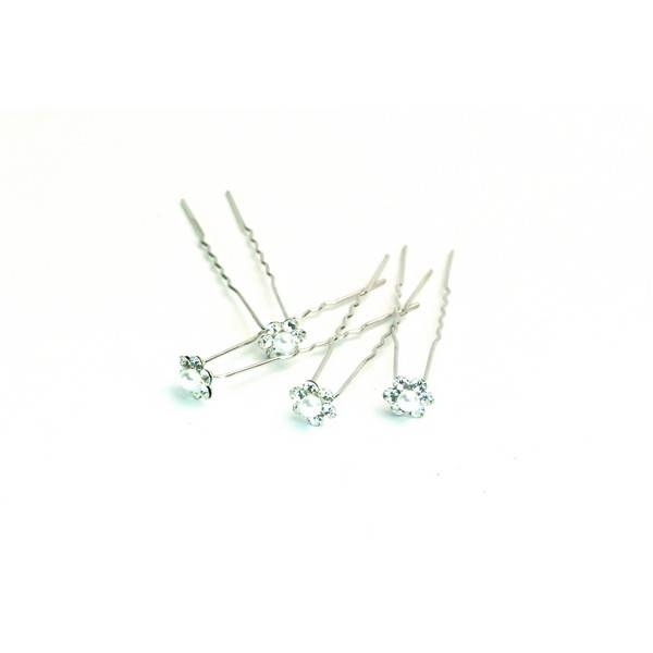 Epingles à cheveux x4 Mariage de la marque Queen Pam - 1