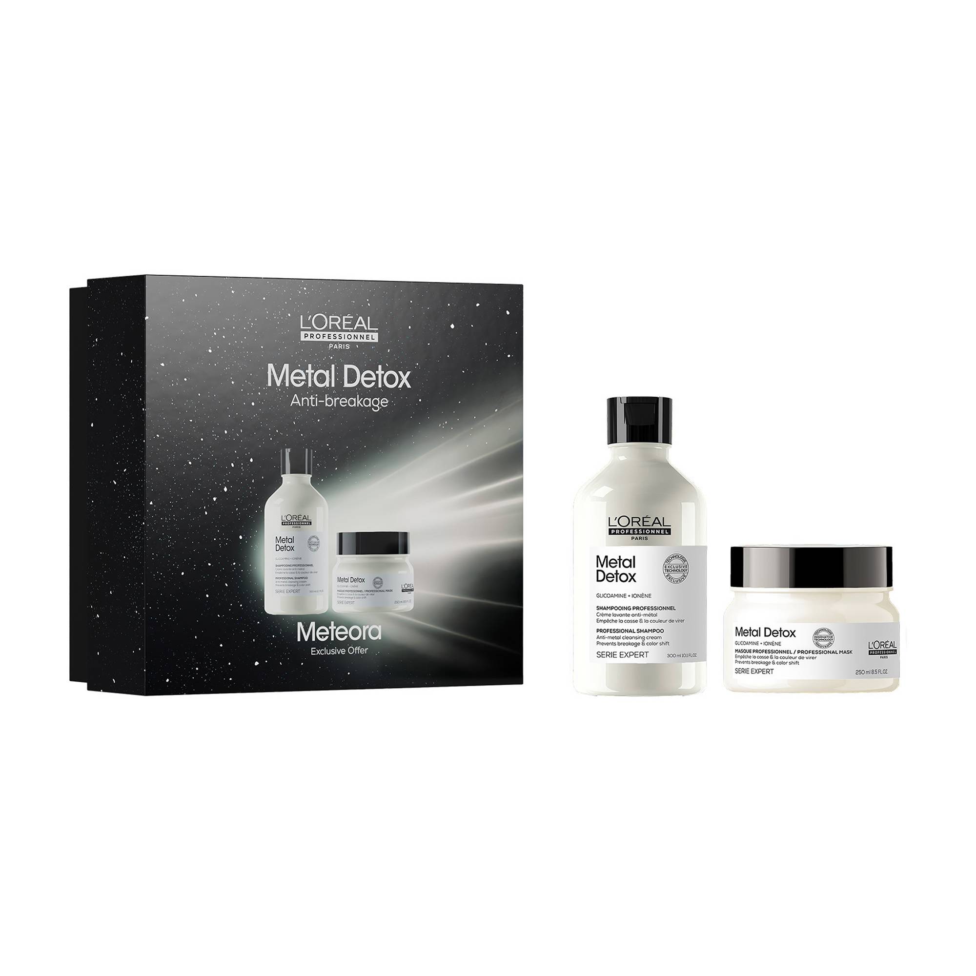 Coffret duo Metal Detox shampoing & masque - anti-casse, éclat, purification de la marque L'Oréal Professionnel Contenance 550ml - 1
