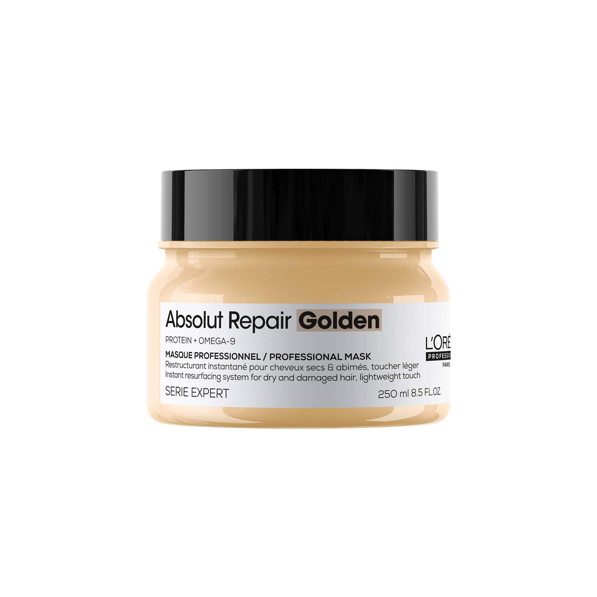 Masque Golden à la protéine de quinoa doré restructurant de la marque L'Oréal Professionnel Contenance 250ml - 1