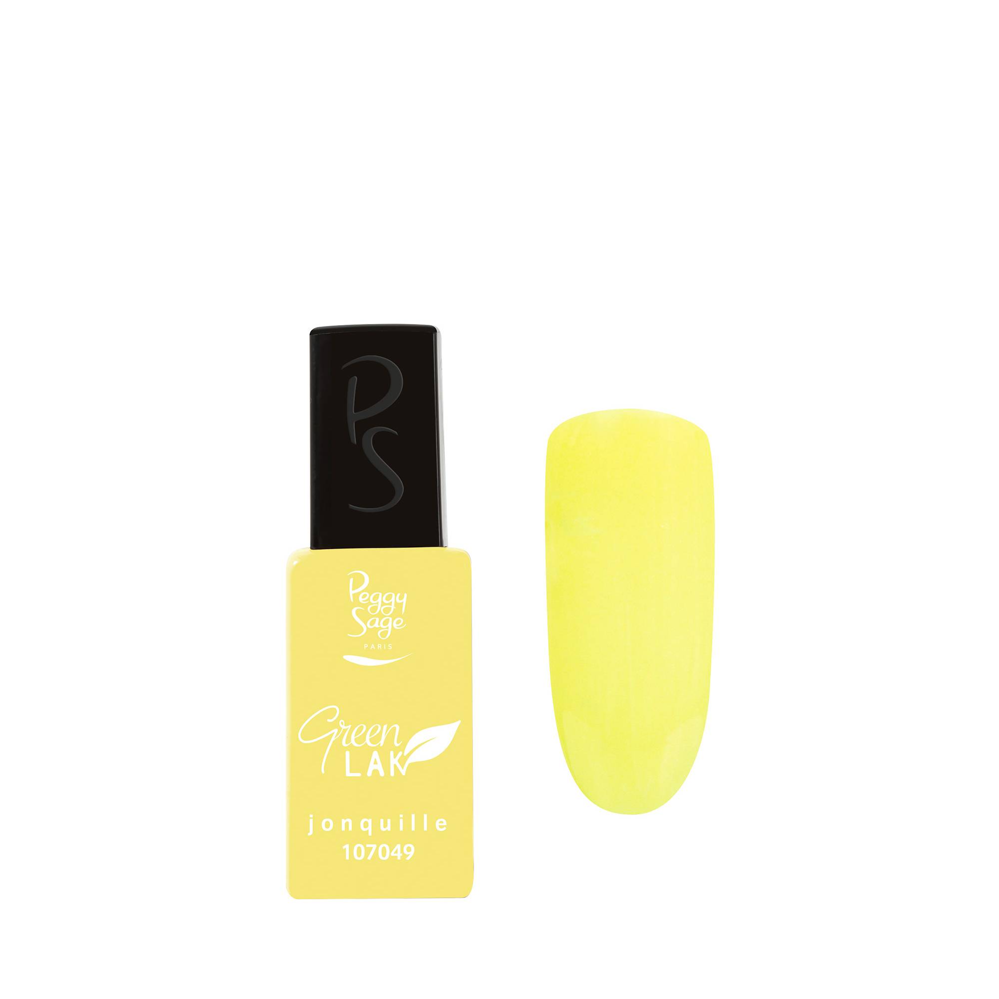 Vernis à ongles Green LAK Jonquille de la marque Peggy Sage Contenance 10ml - 1