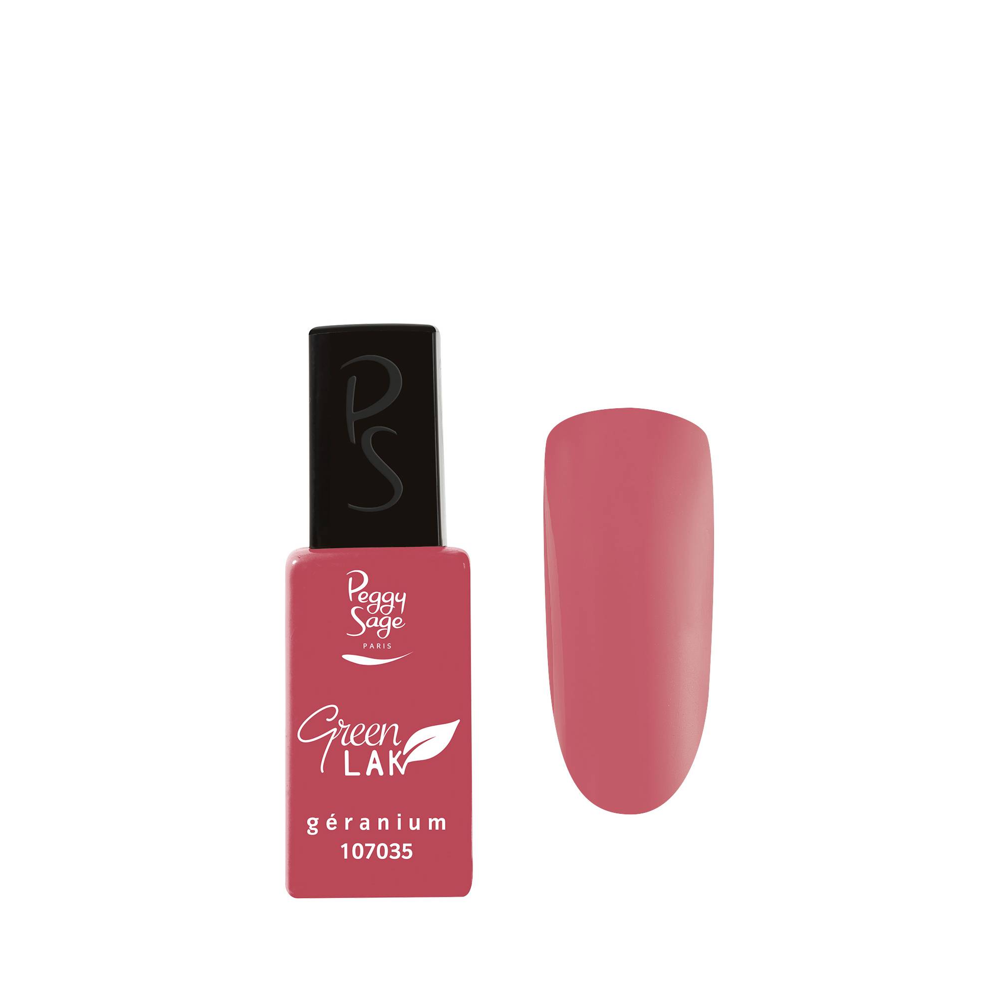 Vernis à ongles Green LAK Géranium de la marque Peggy Sage Contenance 10ml - 1