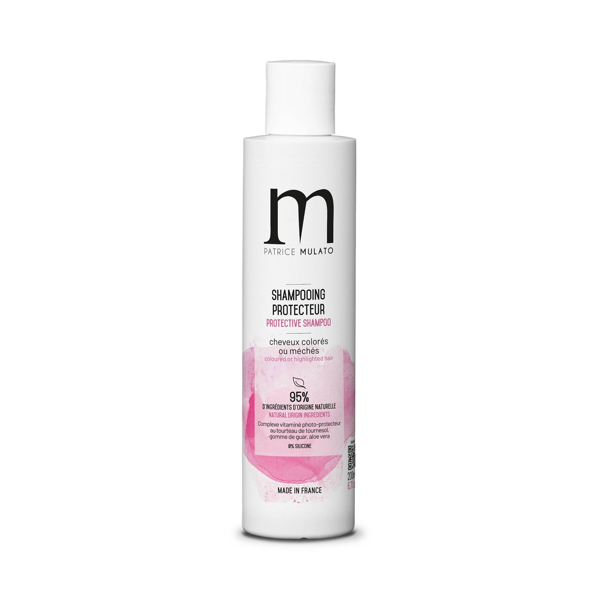 Shampoing protecteur cheveux colorés – brillance, douceur, protection couleur de la marque Mulato Contenance 200ml - 1