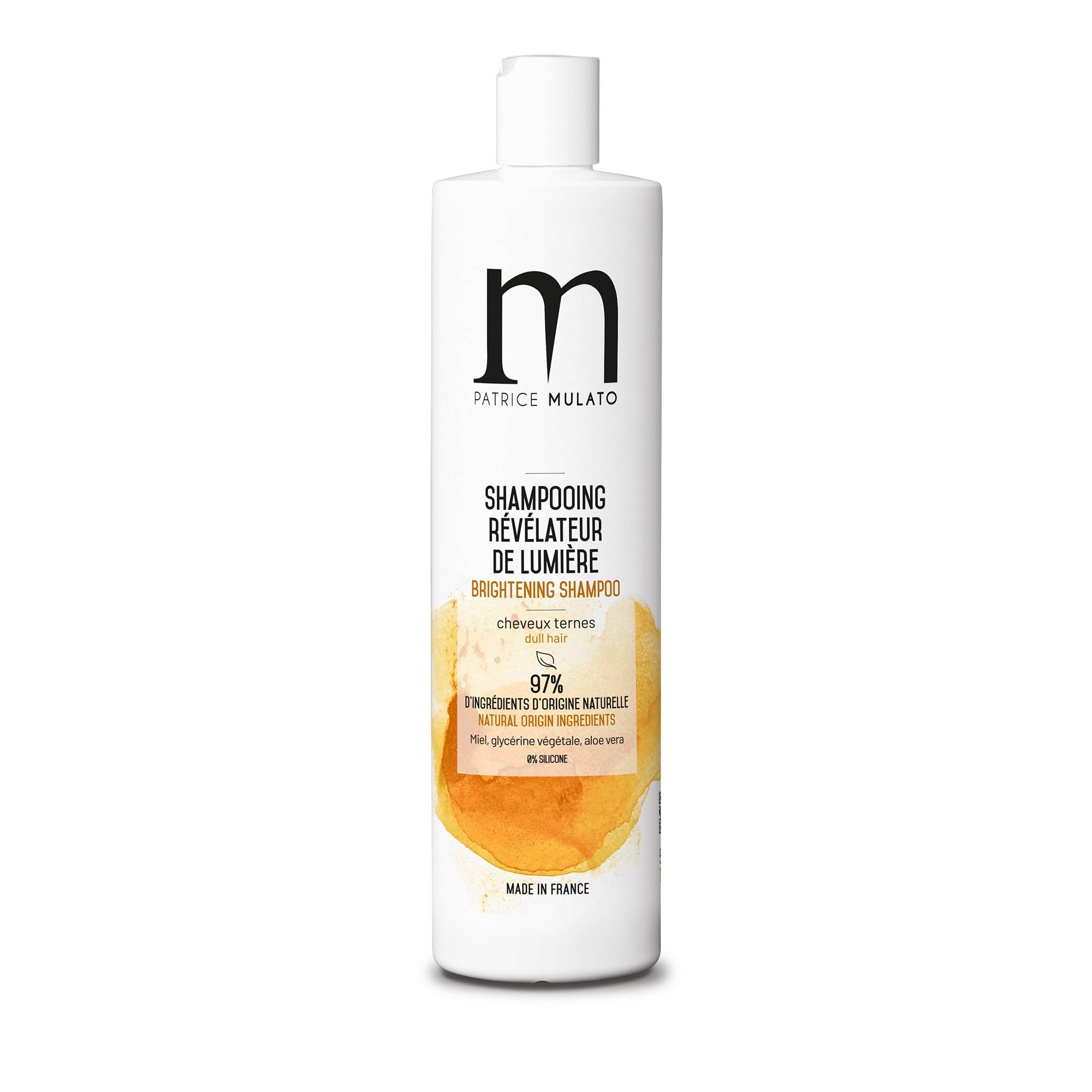 Shampooing révélateur de lumière Traitant cheveux ternes de la marque Mulato Contenance 500ml - 1