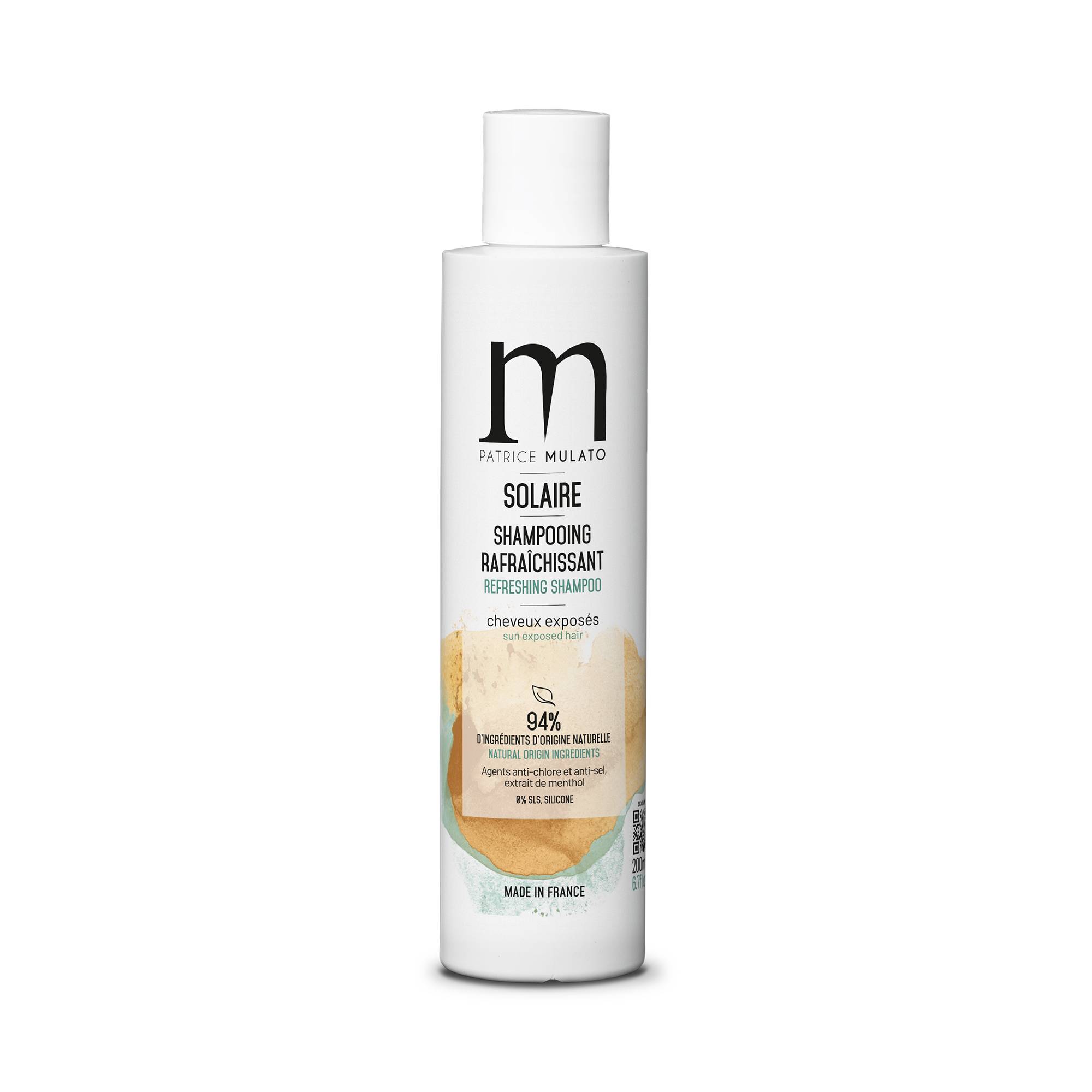 Shampoing rafraichissant Solaire de la marque Mulato Contenance 200ml - 1