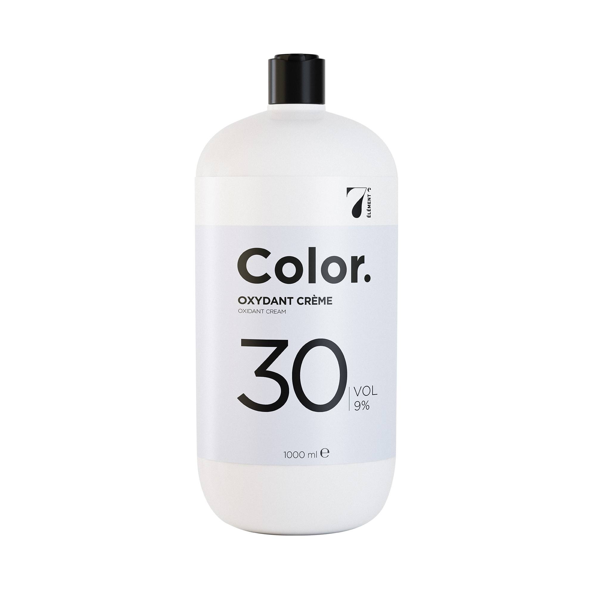 Oxydant crème 30 Vol 9% – éclaircissement, précision, stabilité de la marque 7e ÉLÉMENT Contenance 1000ml - 1