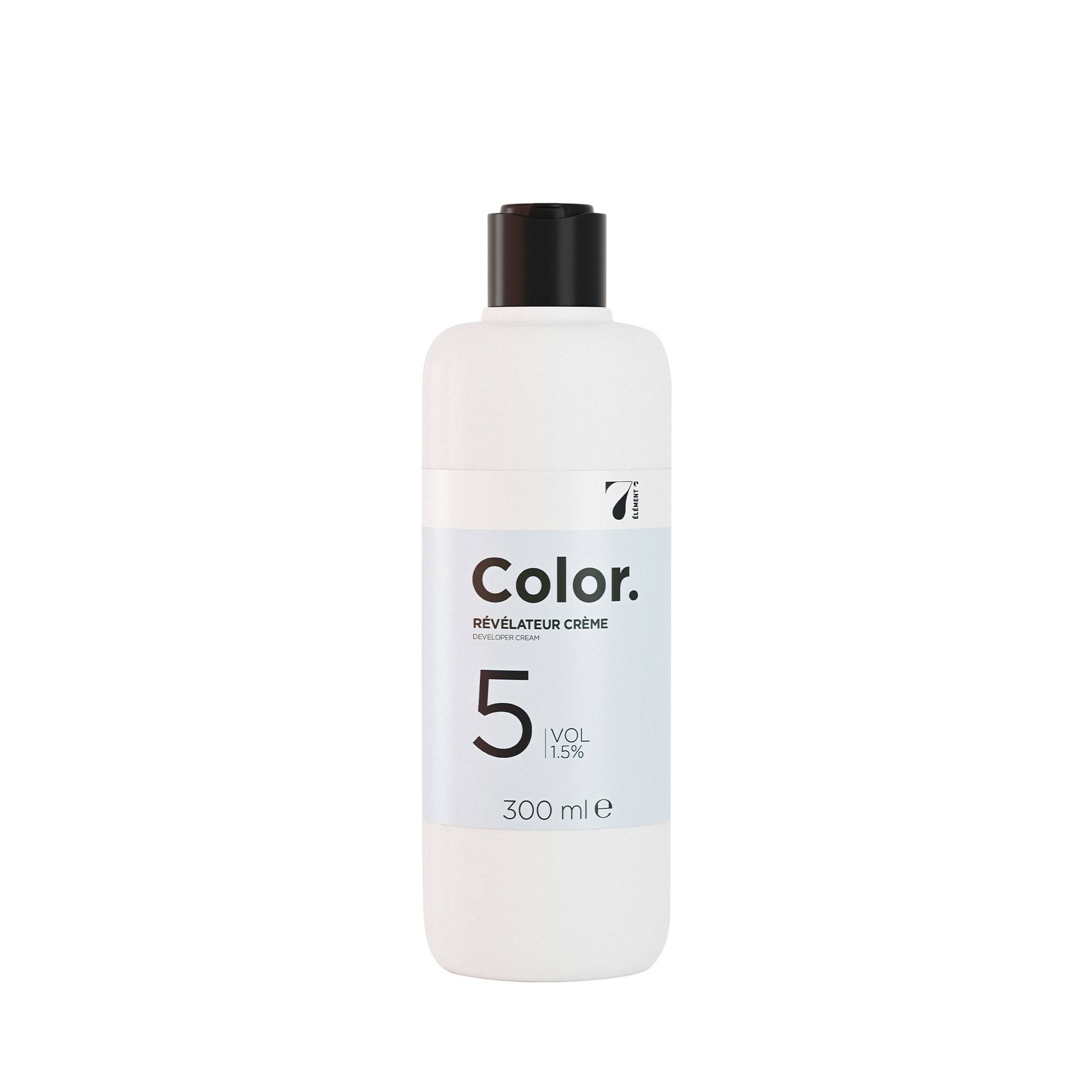 Révélateur crème 5 Vol 1,5% – patines, reflets, soin en douceur de la marque 7e ÉLÉMENT Contenance 300ml - 1