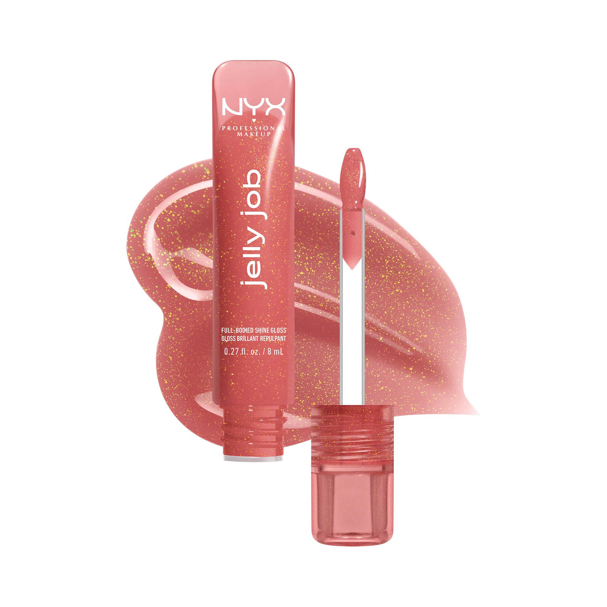 Gloss brillant repulpant Jelly Job - 05 Honey It's Jelly de la marque NYX Professional Makeup Contenance 8ml - 1