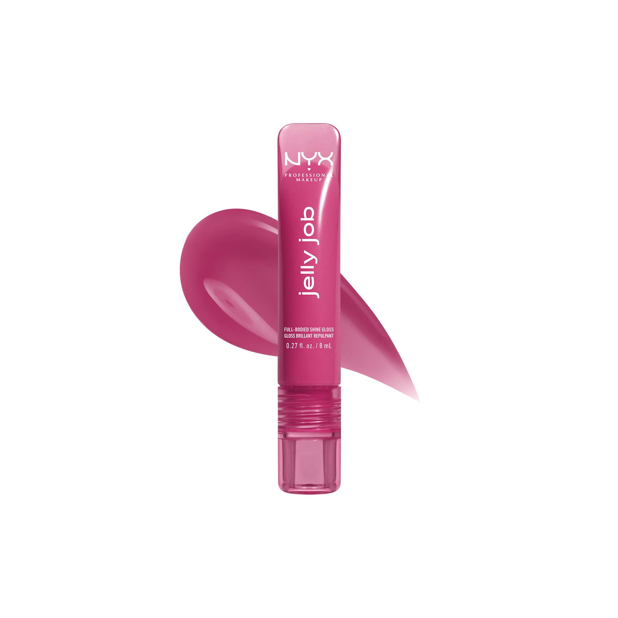 Gloss brillant repulpant Jelly Job - 09 Jelly Jammin' de la marque NYX Professional Makeup Contenance 8ml - 1