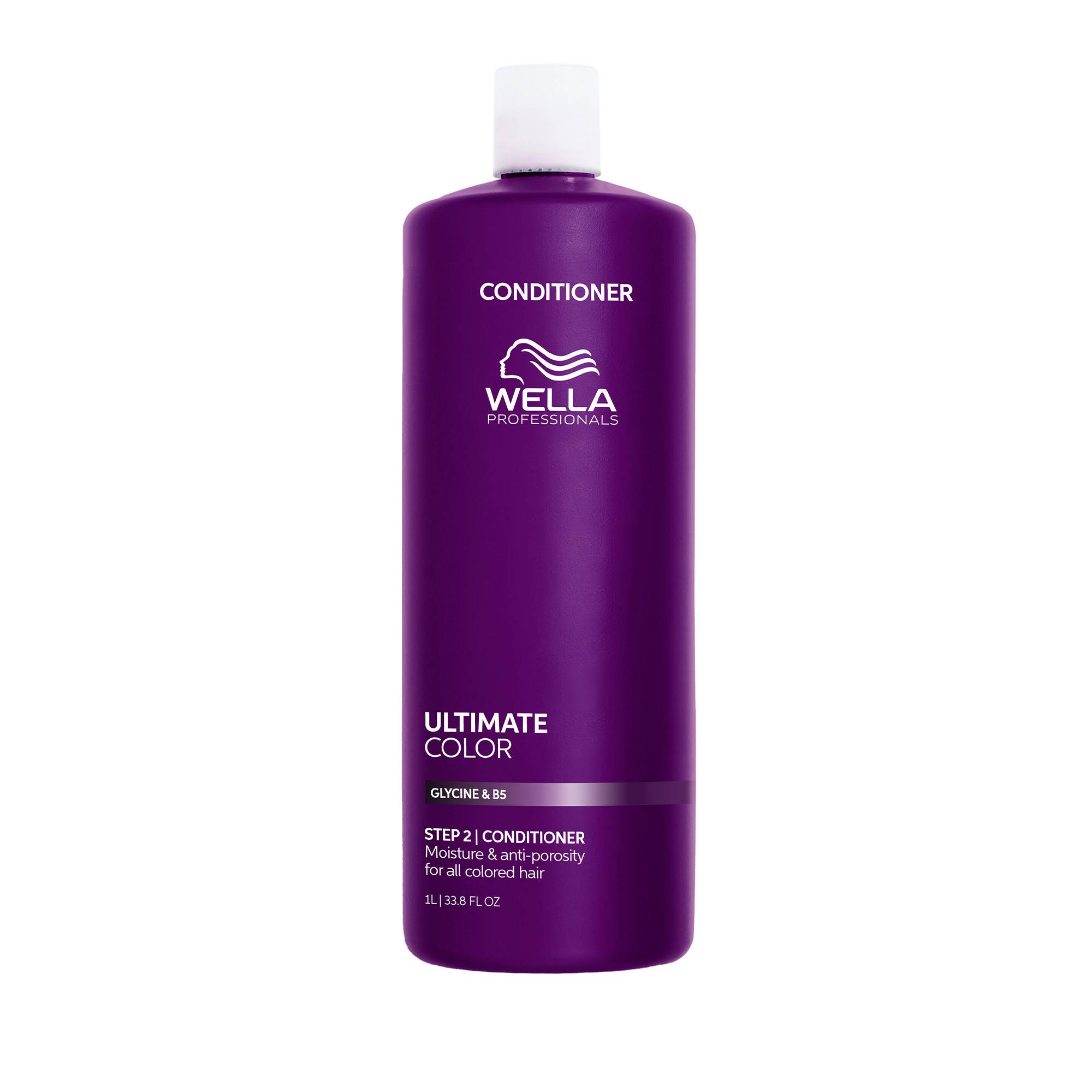 Après-shampoing Ultimate Color – soin professionnel, tenue couleur de la marque Wella Professionals Contenance 1000ml - 1