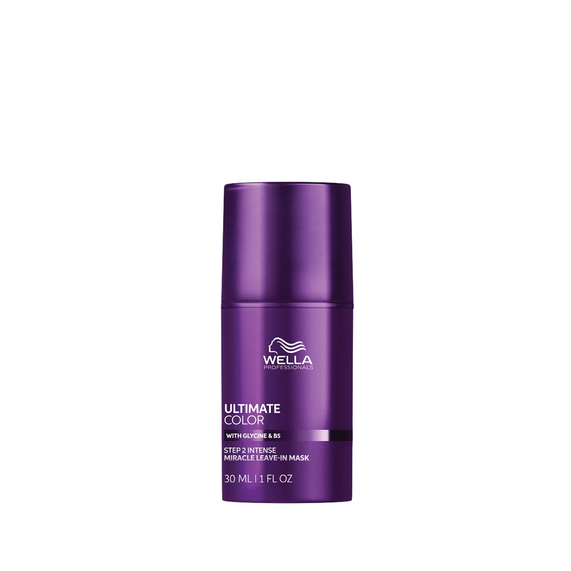 Masque miracle Ultimate Color – éclat, hydratation, anti-casse de la marque Wella Professionals Contenance 30ml - 1