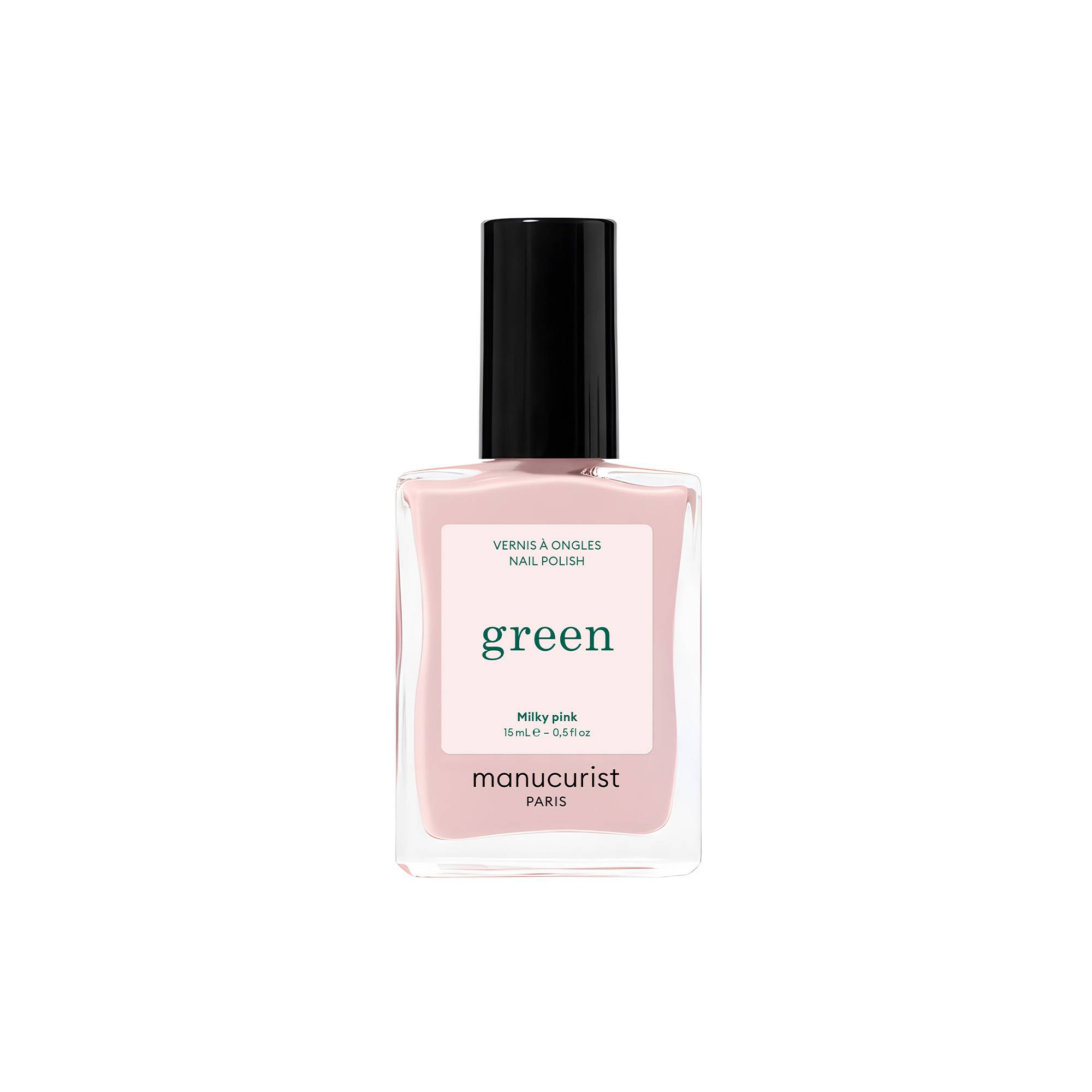 Vernis à ongles Green™ Milky Pink de la marque Manucurist Contenance 15g - 1