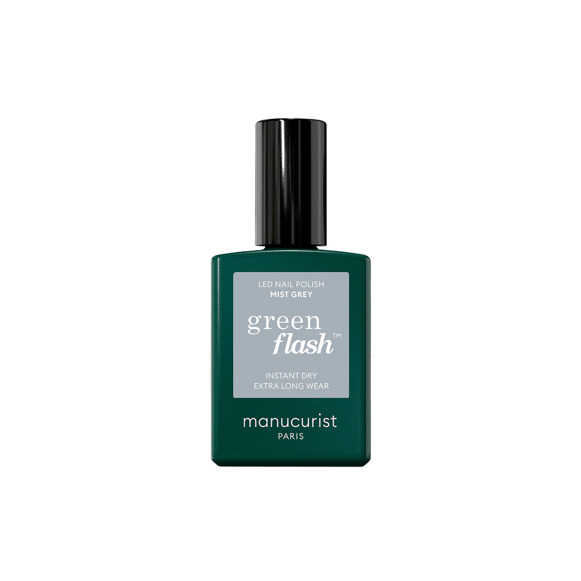 Vernis semi-permanent Green Flash™ Mist Grey de la marque Manucurist Contenance 15g - 1