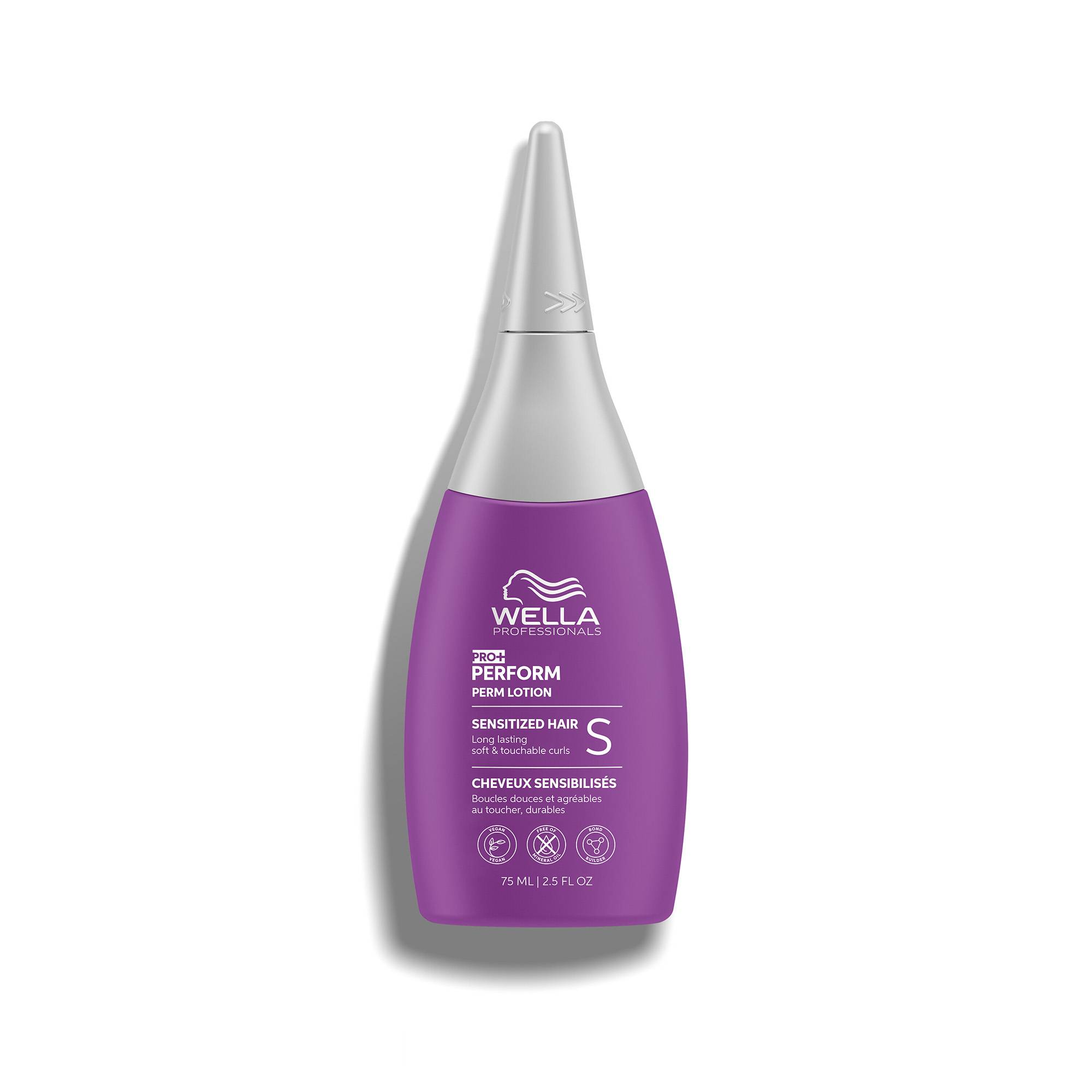Lotion permanente Perform S – cheveux sensibilisés, soin et douceur de la marque Wella Professionals Contenance 75ml - 1