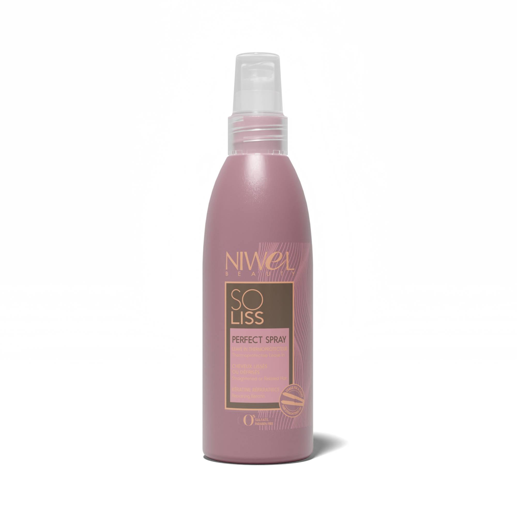 Spray thermoprotecteur sans rinçage So Liss de la marque Niwel Beauty Contenance 200ml - 1