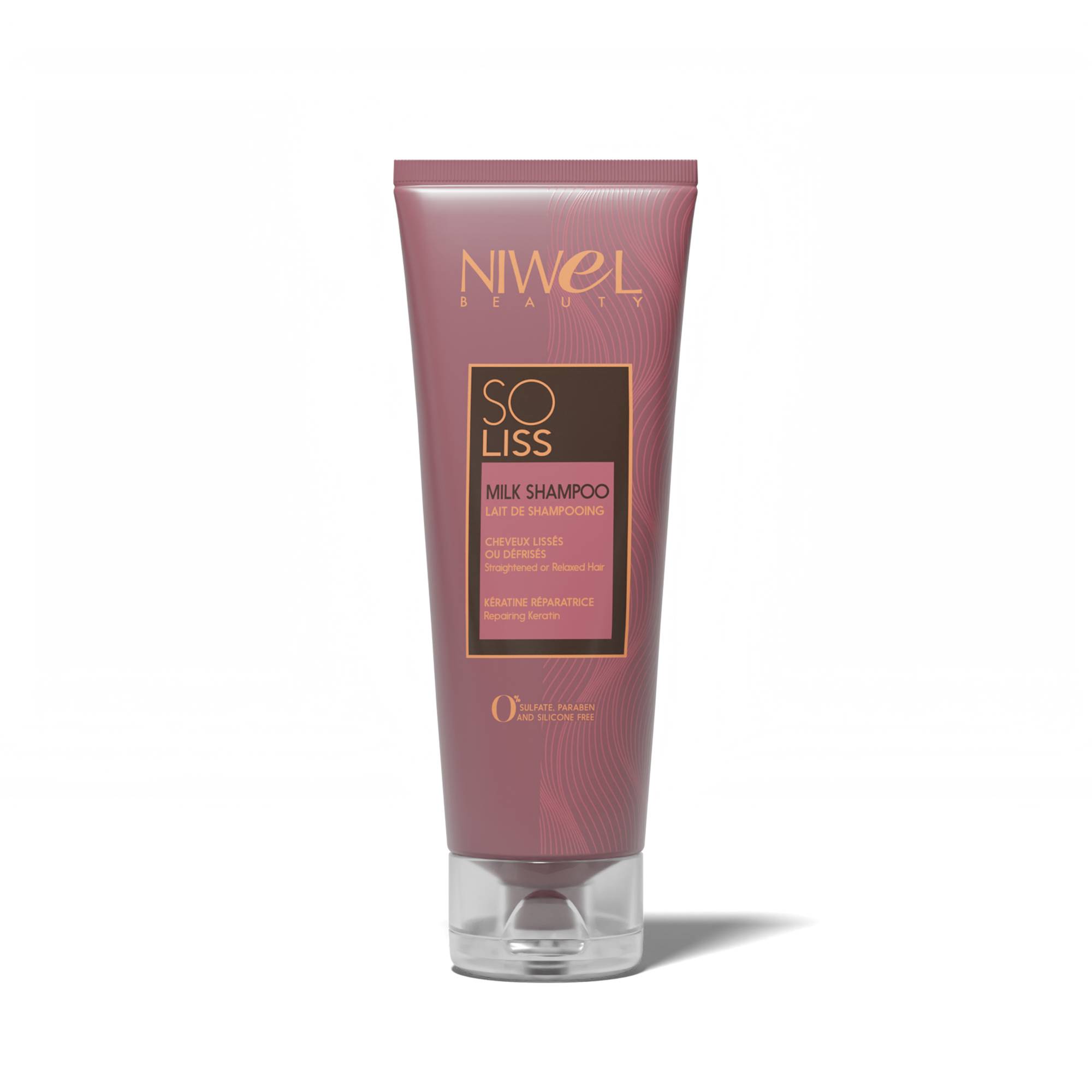 Lait de Shampooing cheveux lissés ou défrisés - So Liss de la marque Niwel Beauty Contenance 250ml - 1