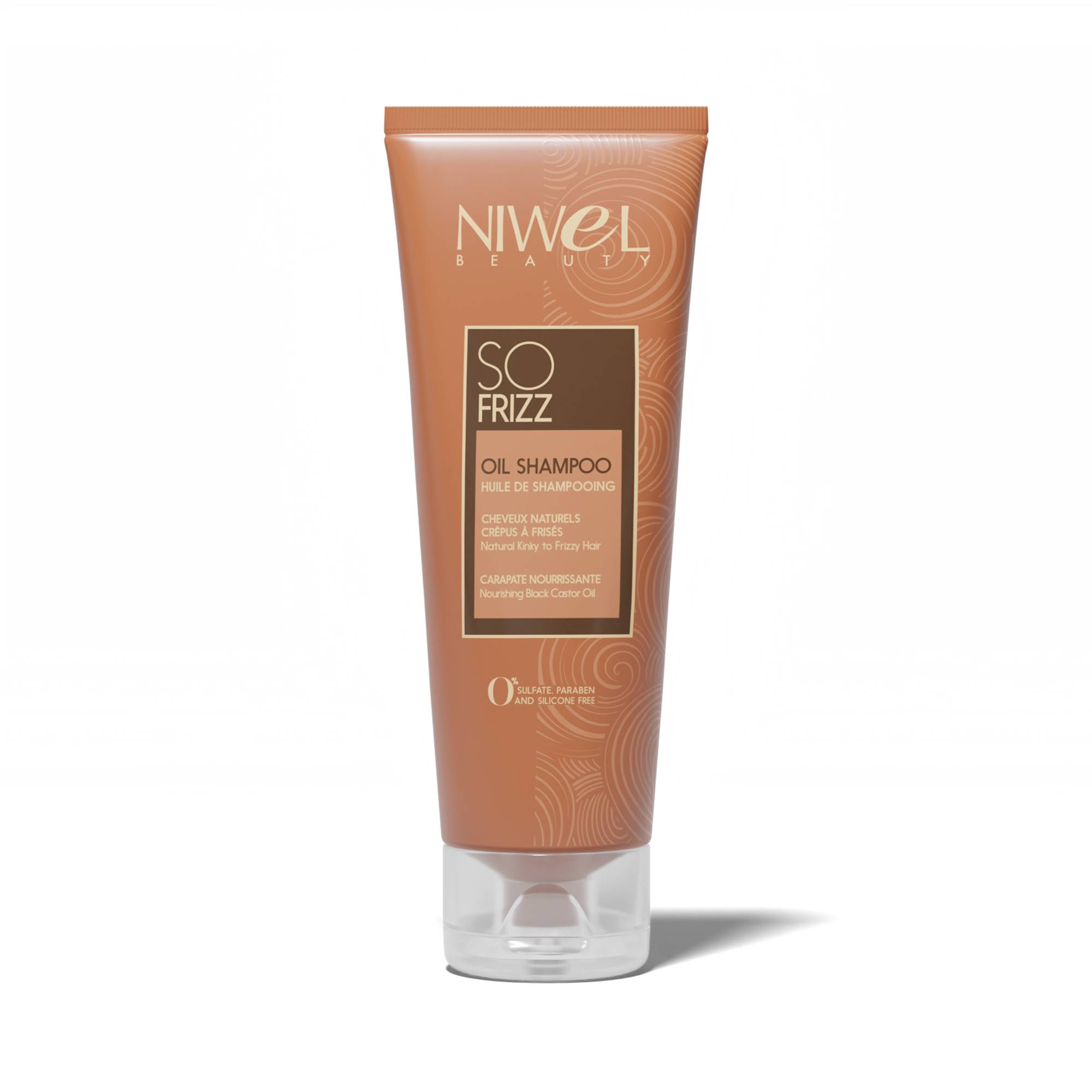 Huile de Shampooing cheveux naturels crépus à frisés - So Frizz de la marque Niwel Beauty Contenance 250ml - 1