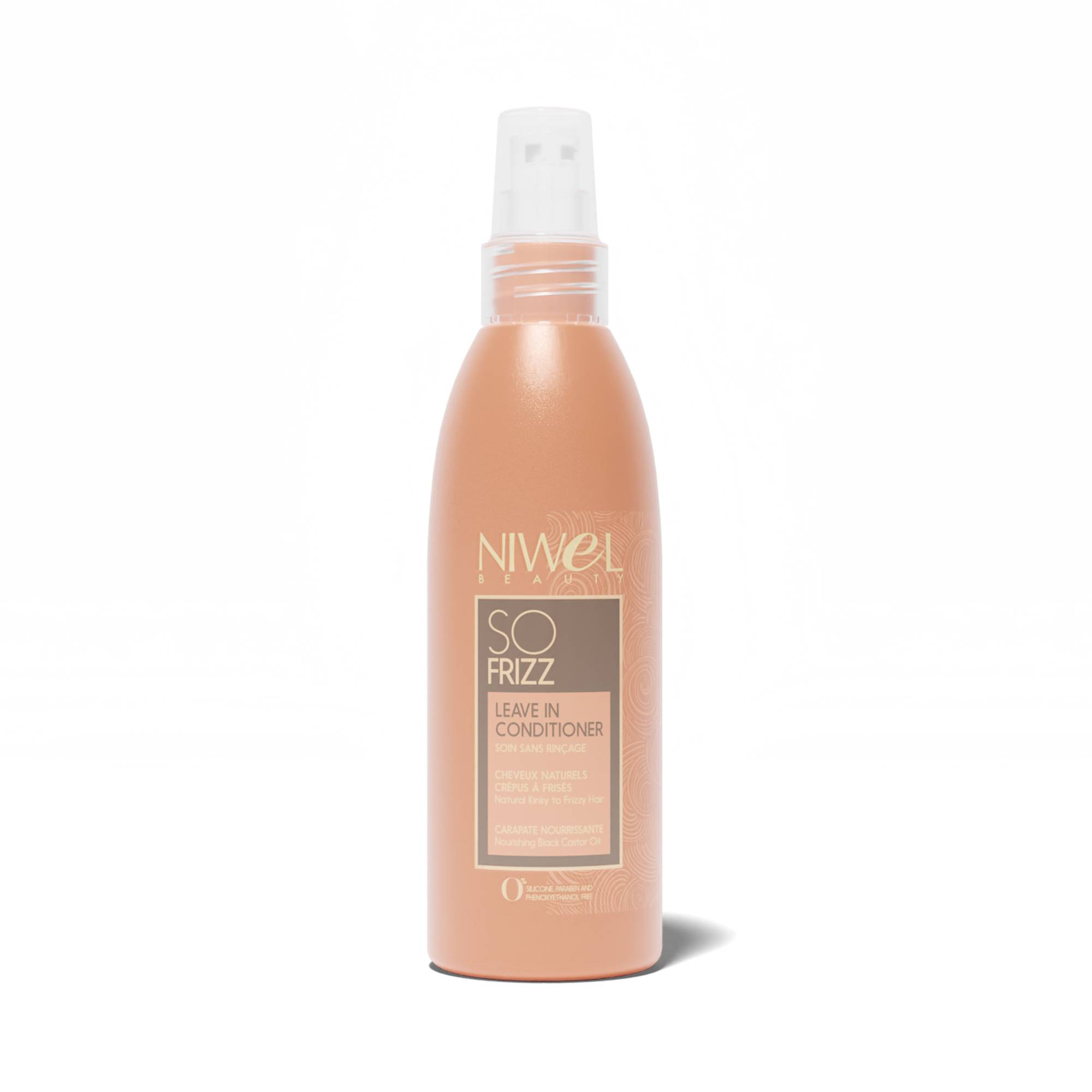 Soin sans rinçage cheveux naturels crépus à frisés So Frizz de la marque Niwel Beauty Contenance 200ml - 1