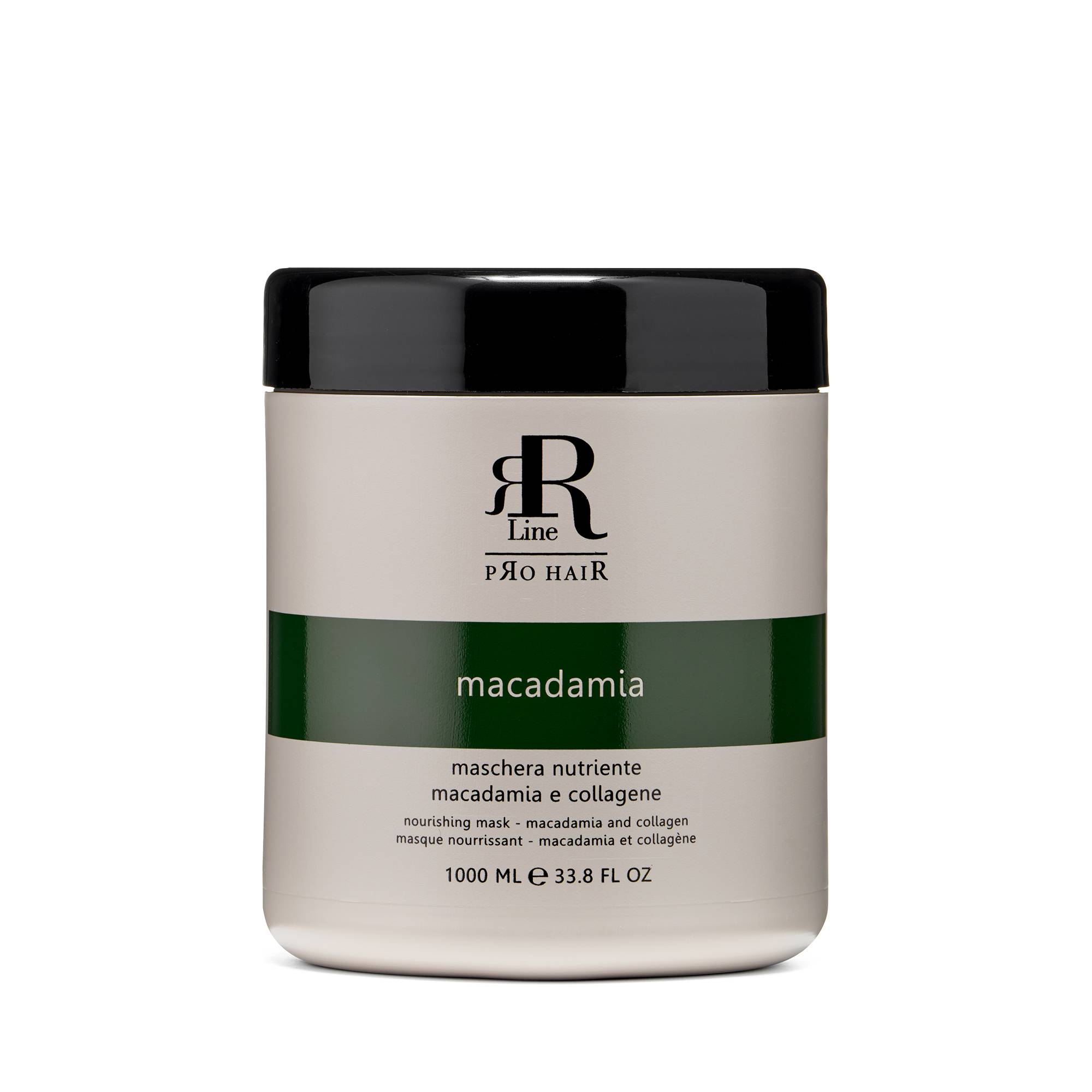 Masque nourrissant macadamia et collagène de la marque RR Line Real Star Contenance 1000ml - 1