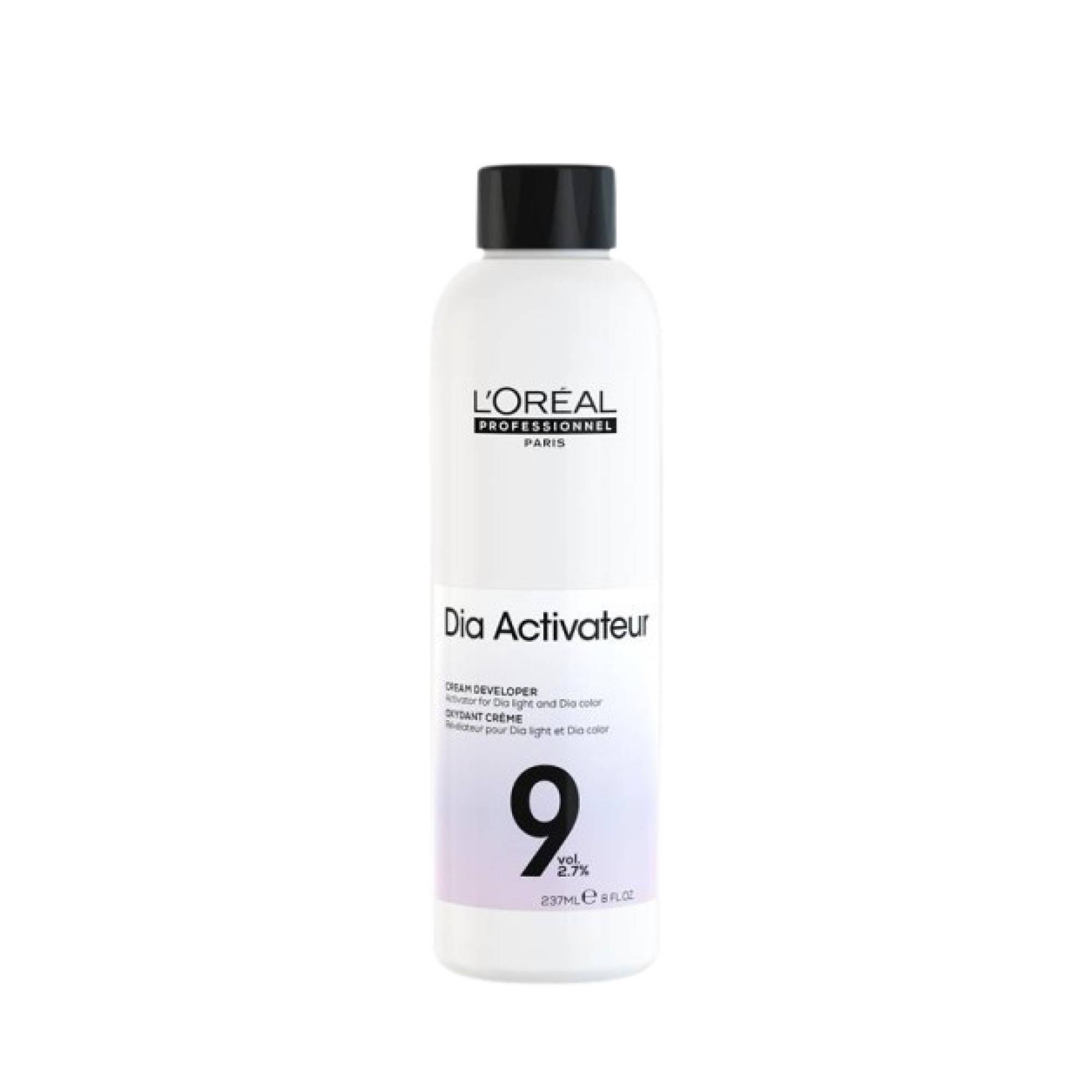Révélateur Dia Activateur 9 vol. / 2.7 % pour Dia Light et Dia Color de la marque L'Oréal Professionnel Contenance 237ml - 1