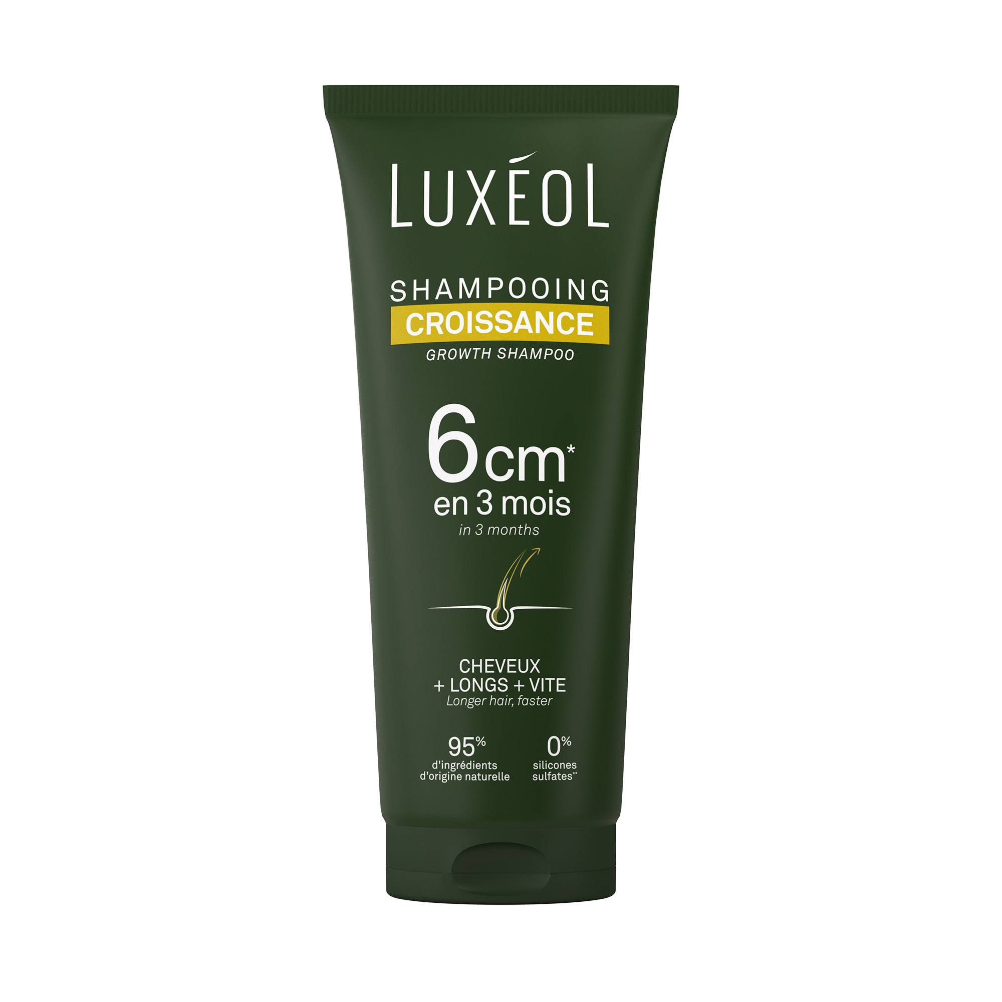 Shampooing Croissance – accélère la croissance, nourrit, sublime de la marque Luxéol Contenance 200ml - 1