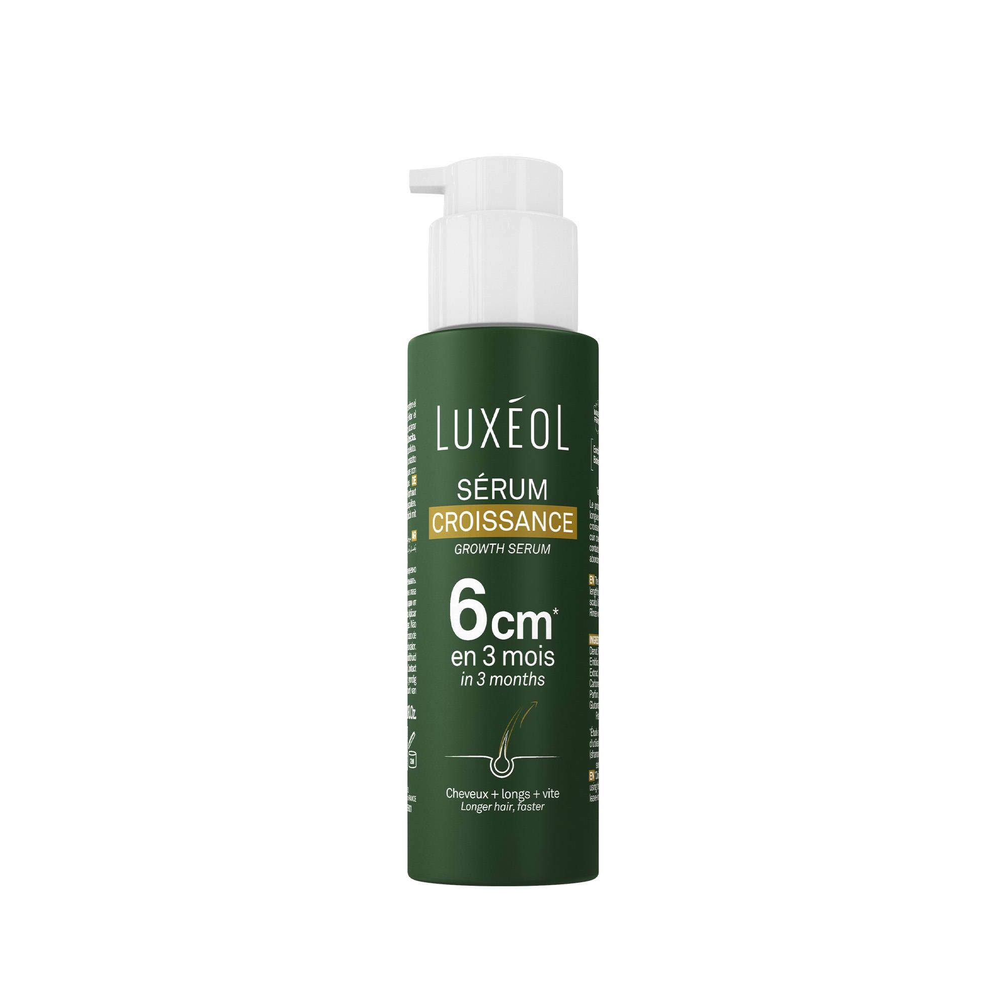 Sérum Croissance – accélère la croissance, hydrate, limite les frisottis de la marque Luxéol Contenance 100ml - 1