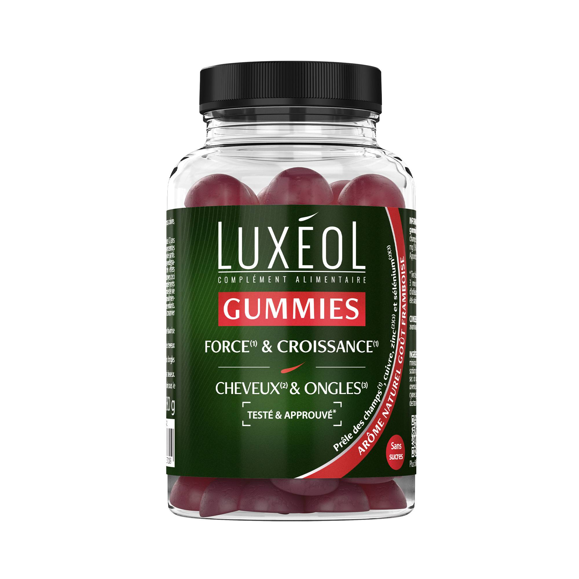 Gummies Force et Croissance – fortifie, stimule, savoureux de la marque Luxéol Contenance 180g - 1