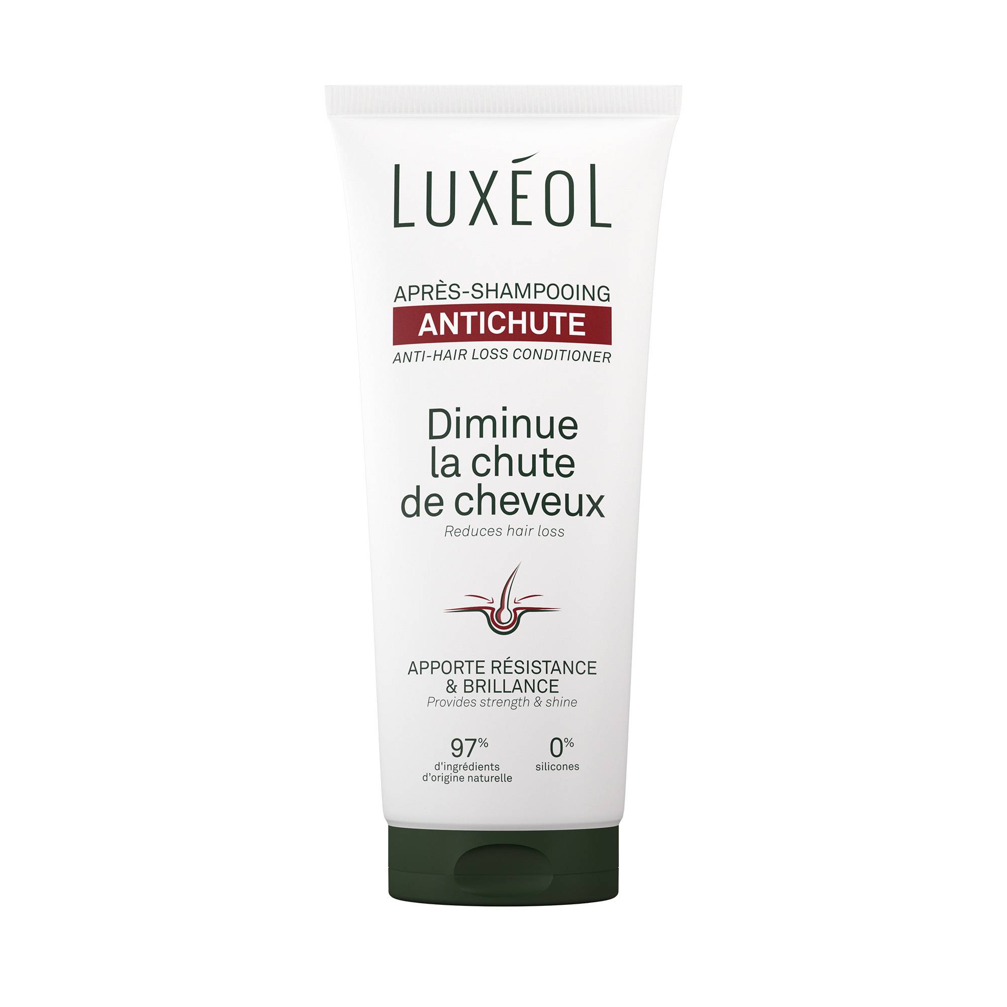 Après-Shampooing Antichute – réduit la chute, renforce, sublime de la marque Luxéol Contenance 200ml - 1