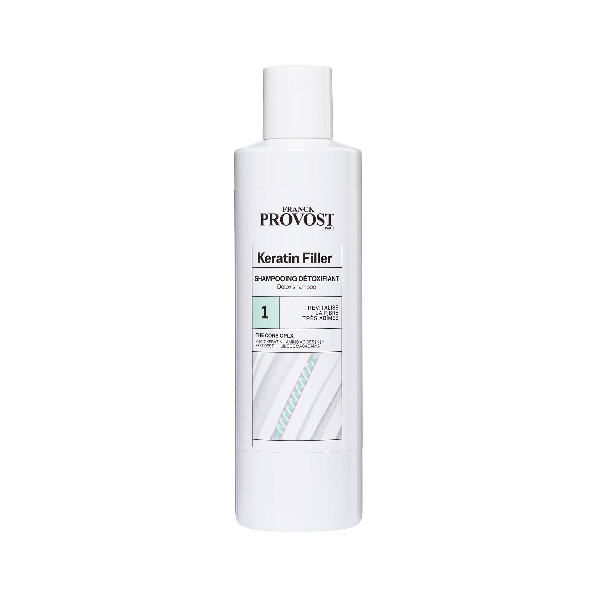 Shampooing Détoxifiant Keratin Filler – purification, réparation, nutrition de la marque Franck Provost Contenance 250ml - 1