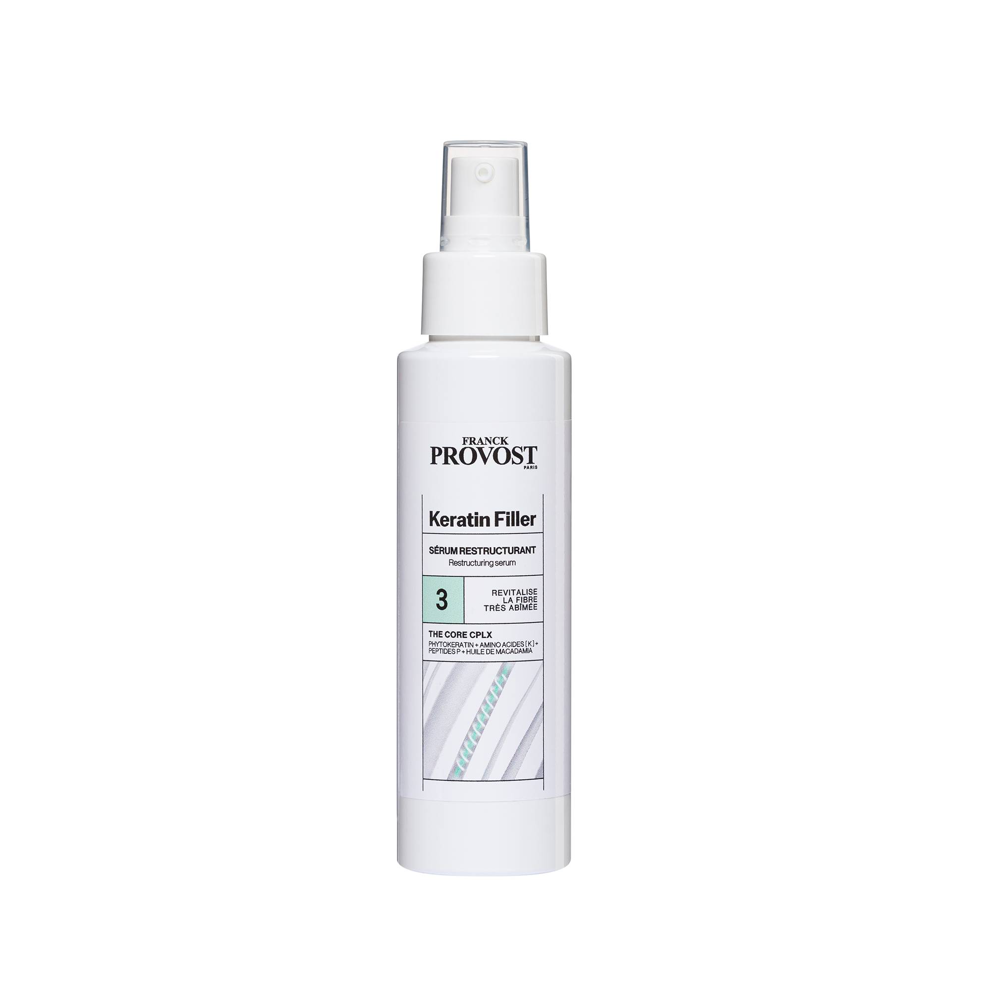Sérum Restructurant Keratin Filler – réparation, douceur, vitalité de la marque Franck Provost Contenance 80ml - 1