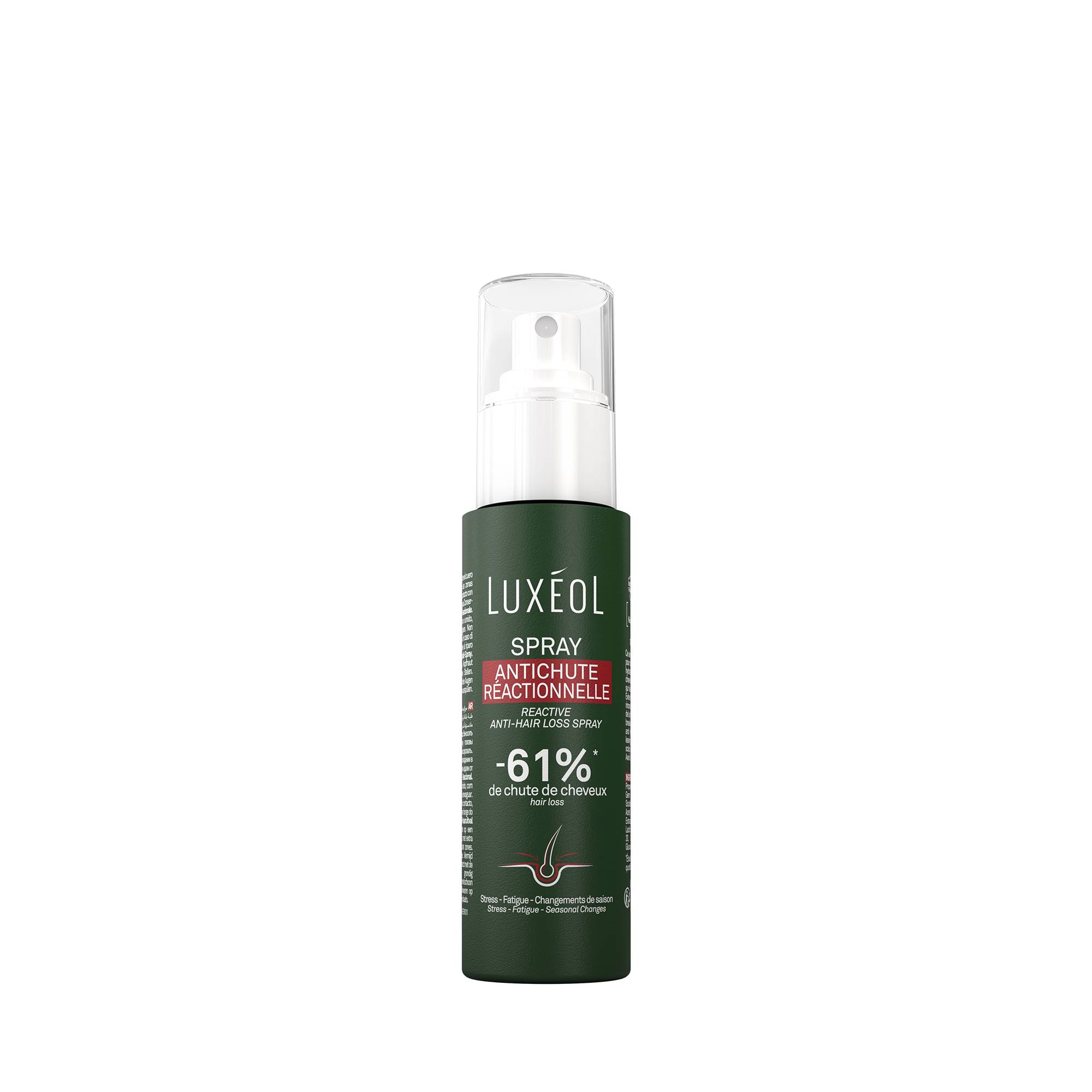 Spray Antichute Réactionnelle – freine la chute, fortifie, sublime de la marque Luxéol Contenance 100ml - 1
