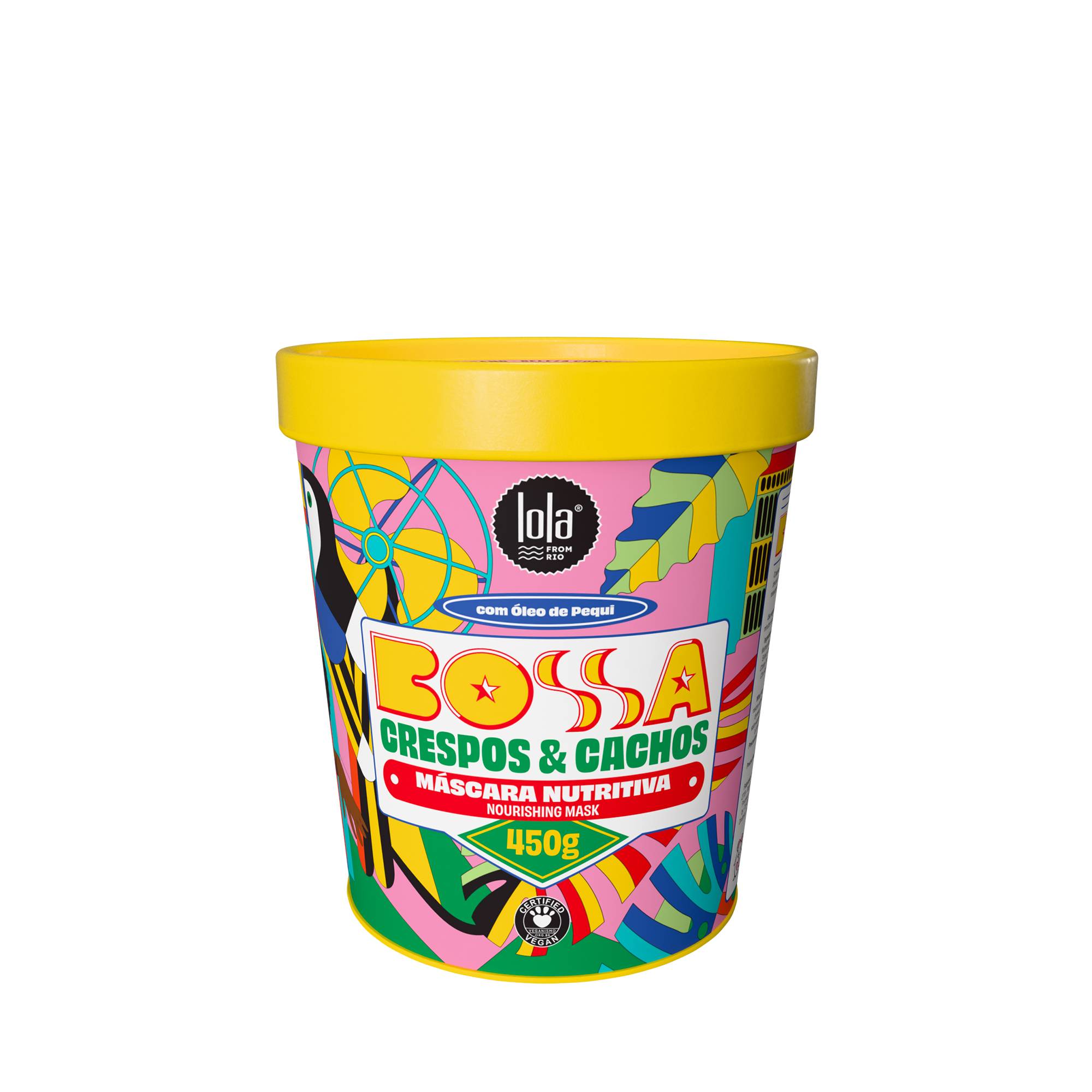 Masque nourrissant Bossa - cheveux bouclés & frisés de la marque Lola From Rio Contenance 450g - 1