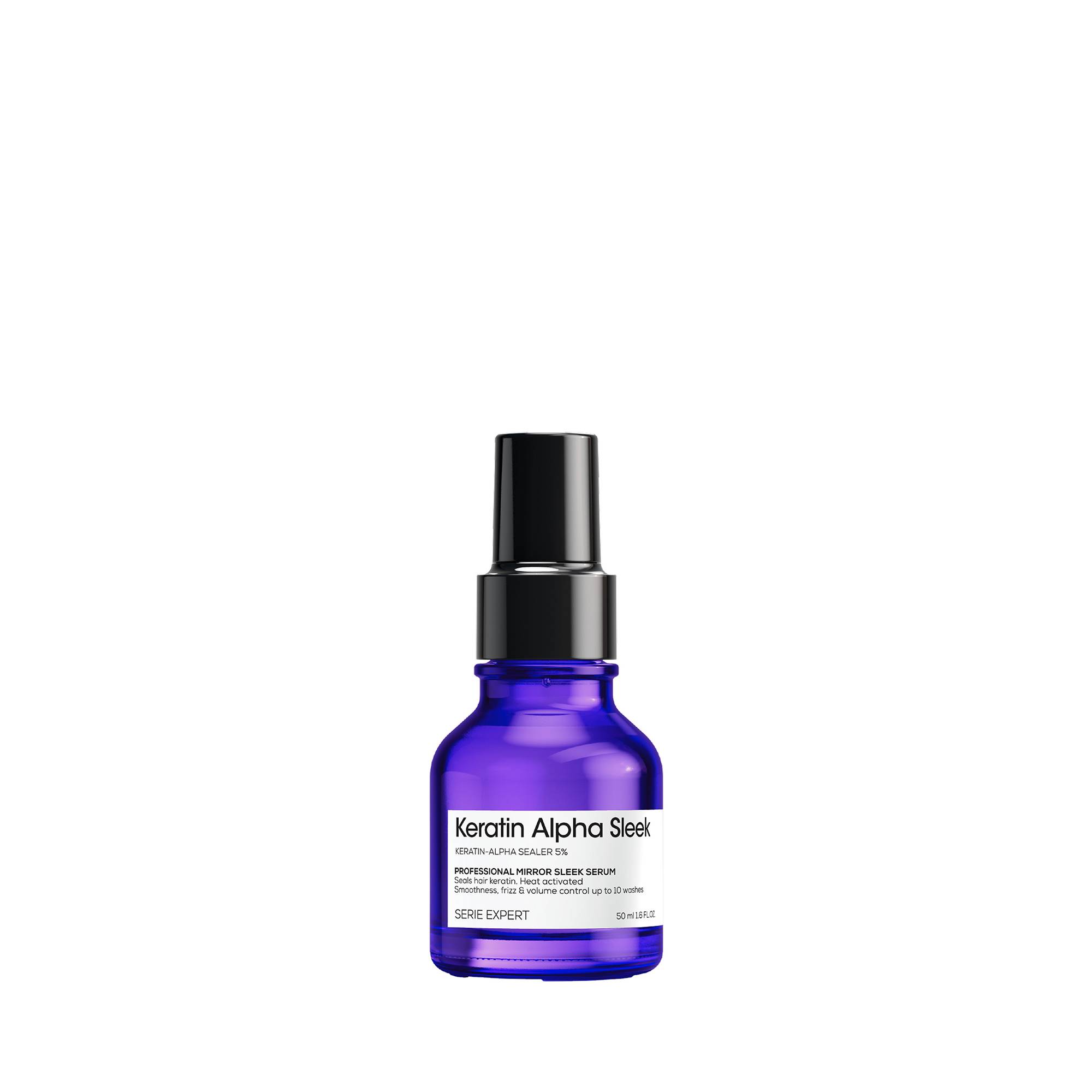 Sérum Lisse Miroir Keratin Alpha Sleek–Scelle la kératine activé par la chaleur de la marque L'Oréal Professionnel Contenance 50ml - 1