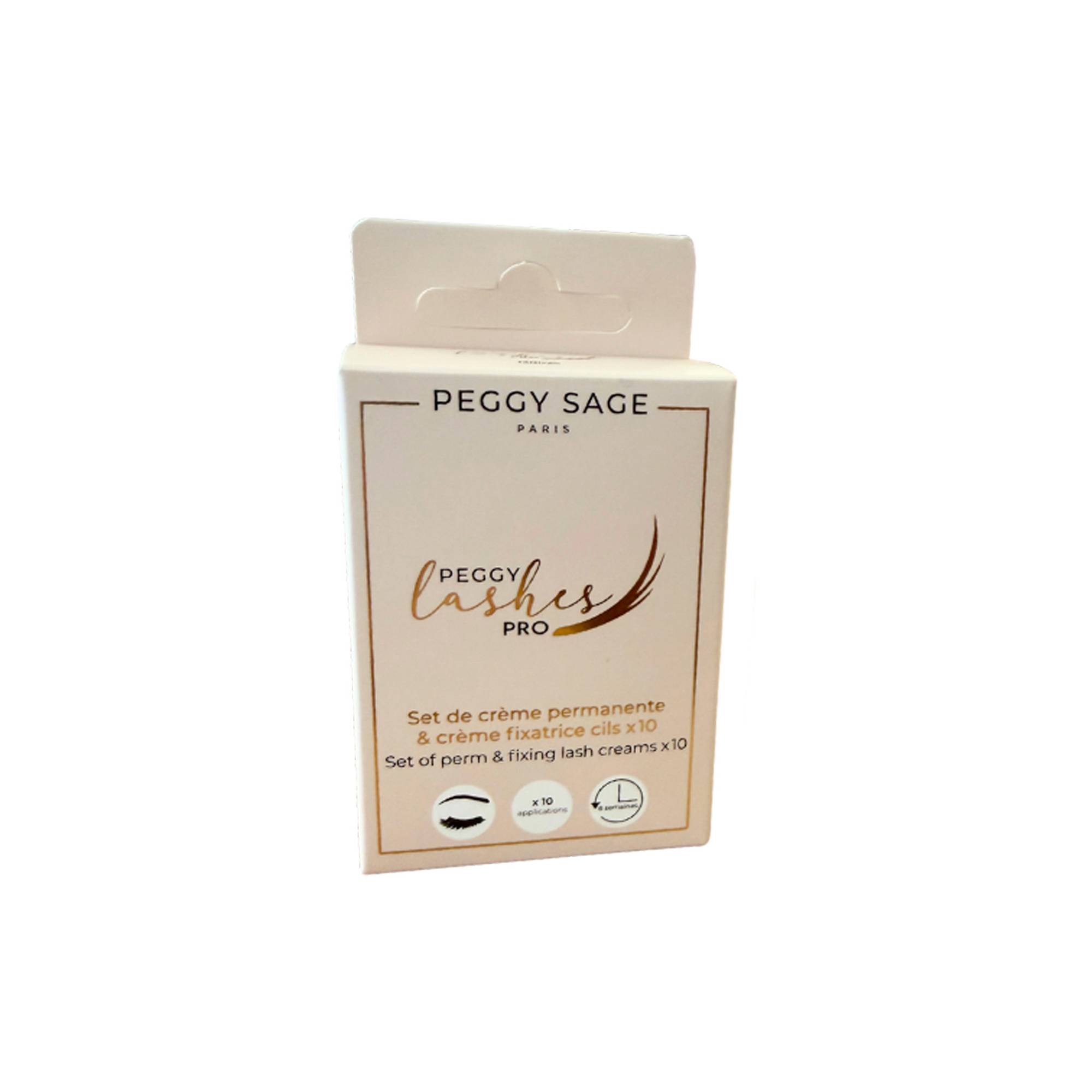 Set Crème Permanente & Fixatrice - Effet liftant durable, résultats homogènes de la marque Peggy Sage - 1