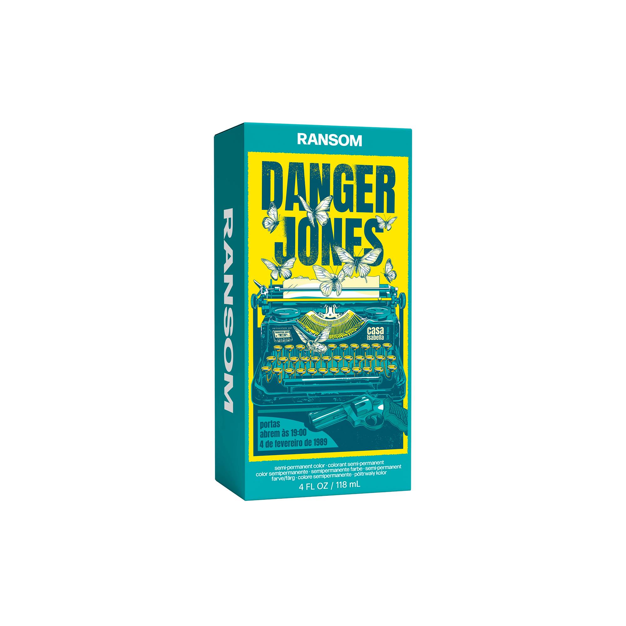 Coloration semi-permanente Ransom - vert de la marque Danger Jones Contenance 118ml - 1