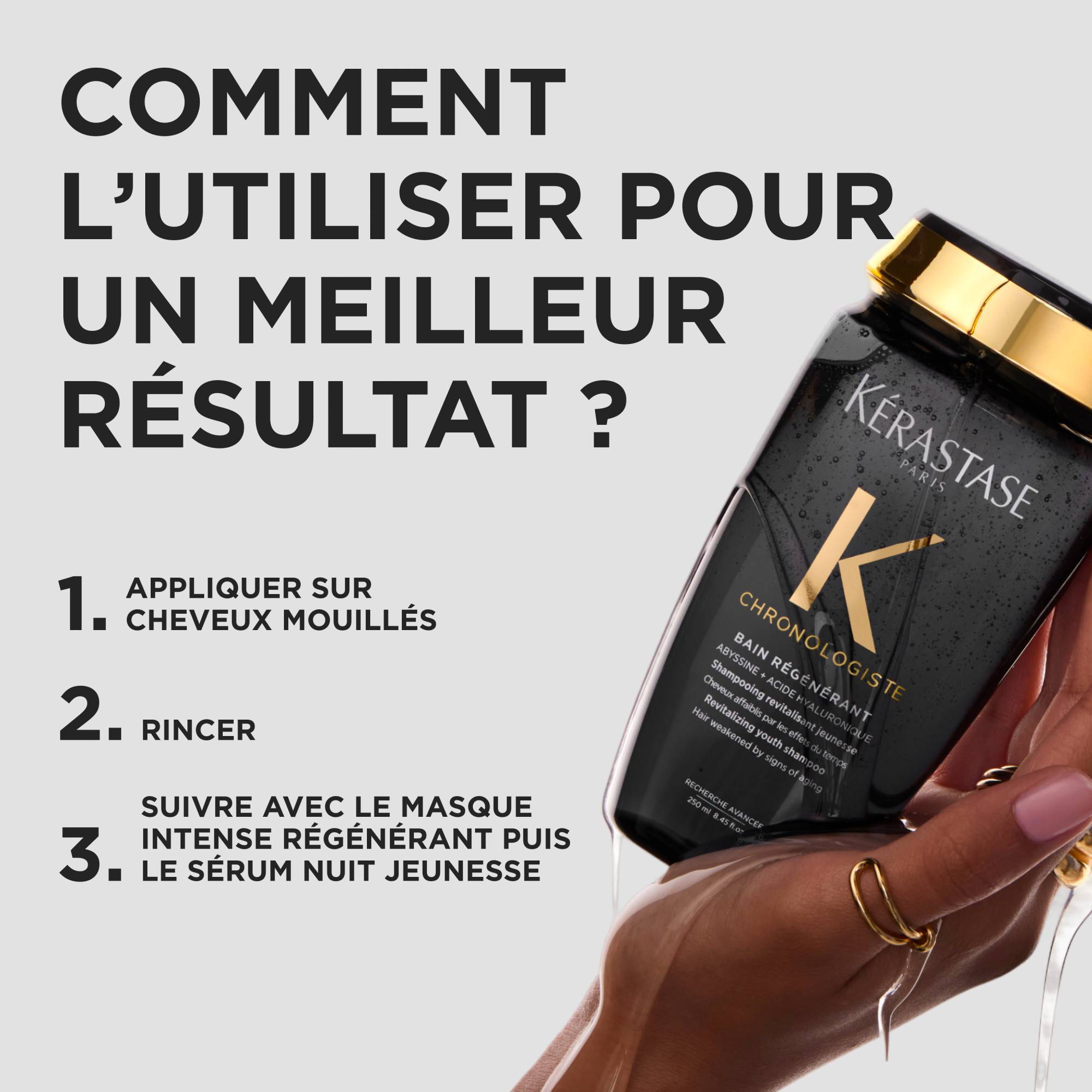 Bain Régénérant Chronologiste - Hydratation, 250ml | Kerastase