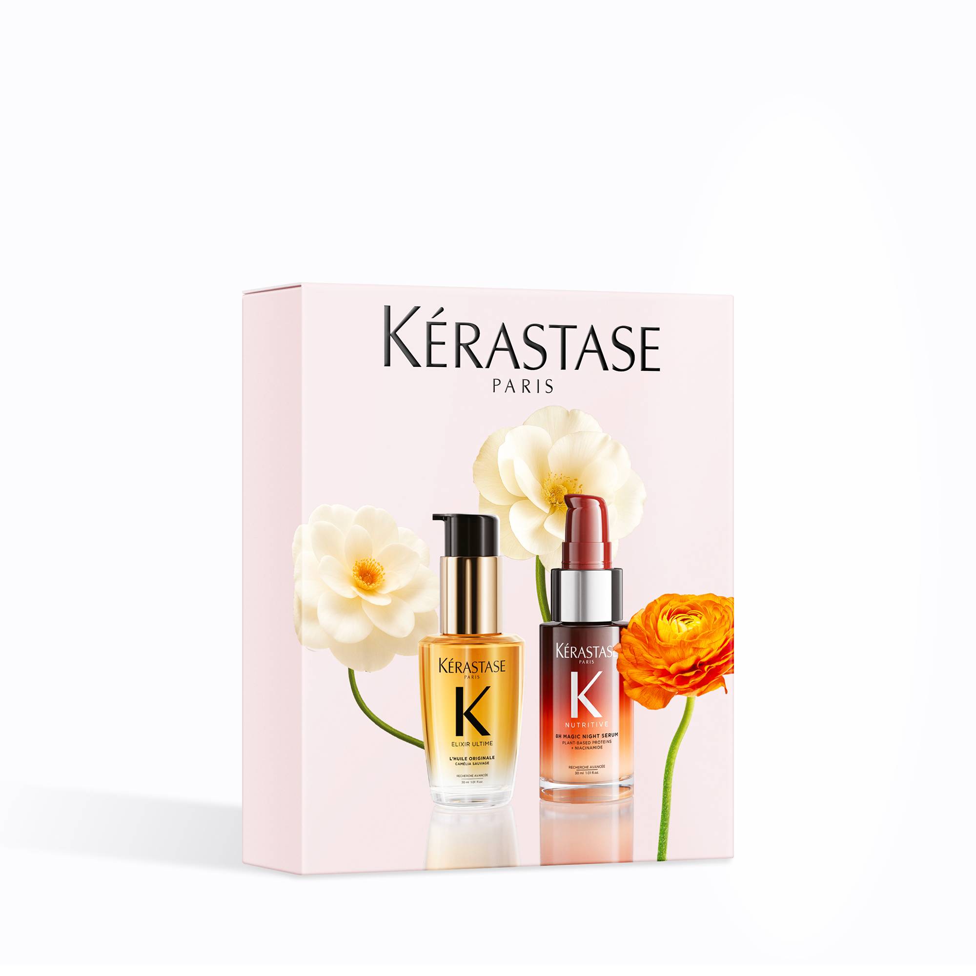 Coffret duo jour et nuit – hydratation et éclat - format mini de la marque Kerastase Contenance 60ml - 1