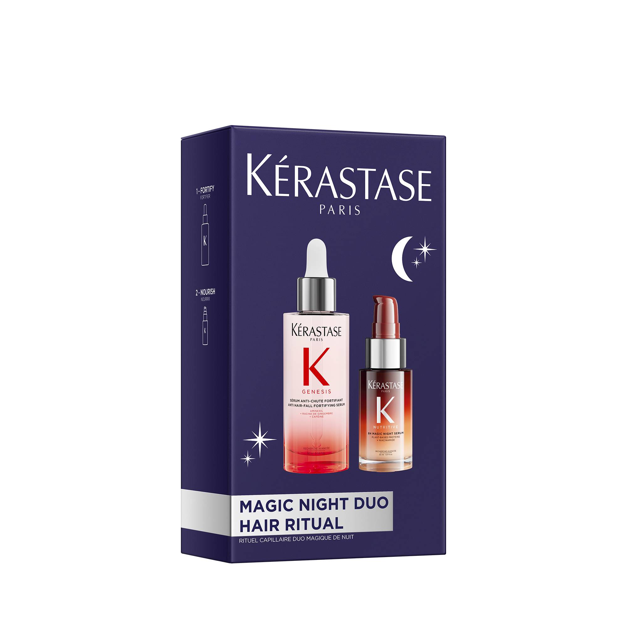 Coffret duo Nuit Magique – cheveux fortifiés & nourris de la marque Kerastase Contenance 120ml - 1