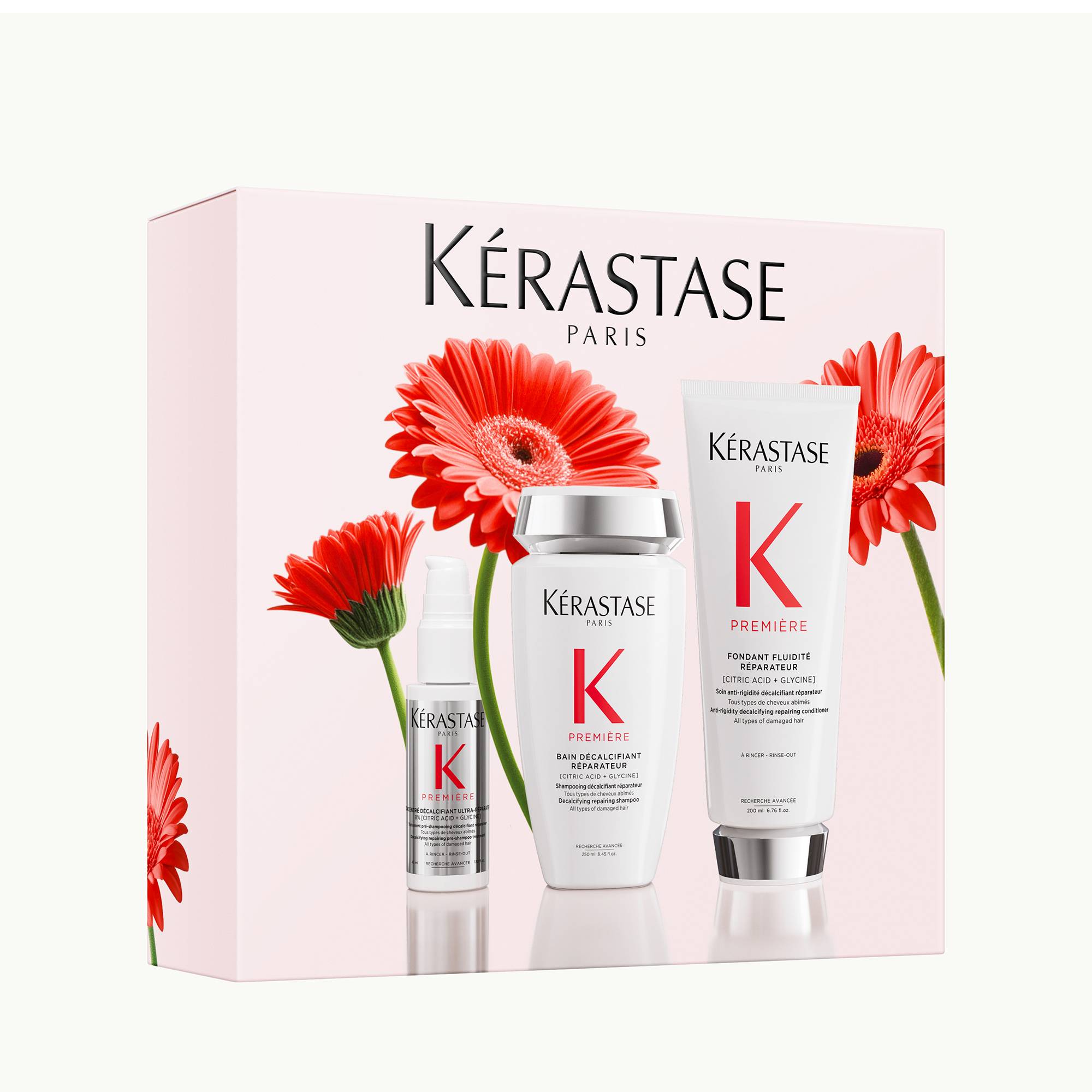 Coffret trio Première – réparation cheveux abîmés - format standard de la marque Kerastase Contenance 495ml - 1