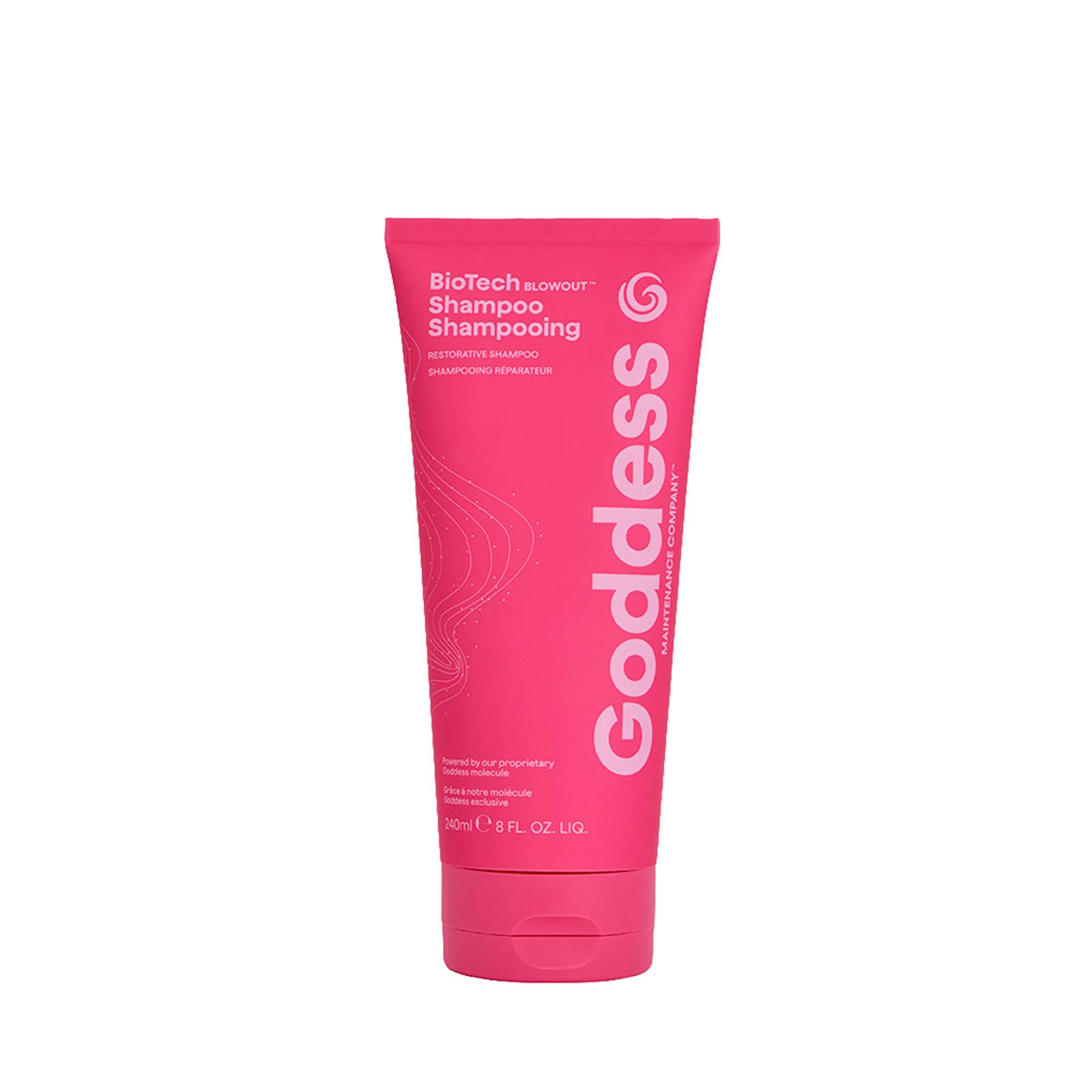 Shampoing réparateur protecteur BioTech Blowout – soin, protection, hydratation de la marque Goddess Maintenance Company Contenance 240ml - 1