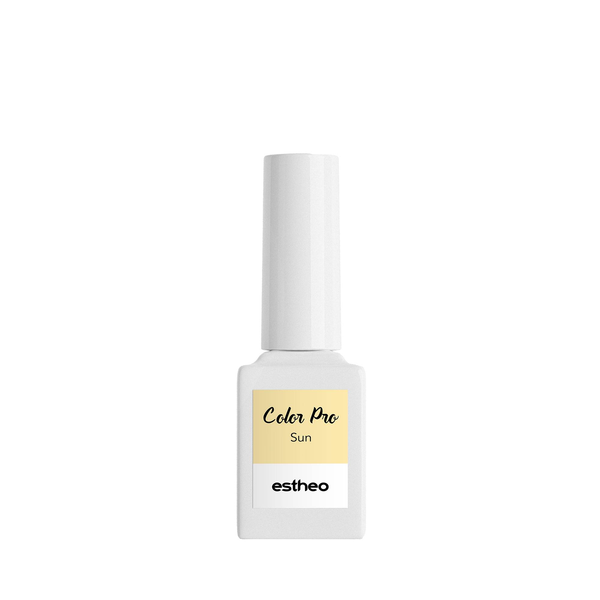 Vernis semi-permanent Color Pro 60 Sun - Jaune de la marque Estheo Contenance 10ml - 1