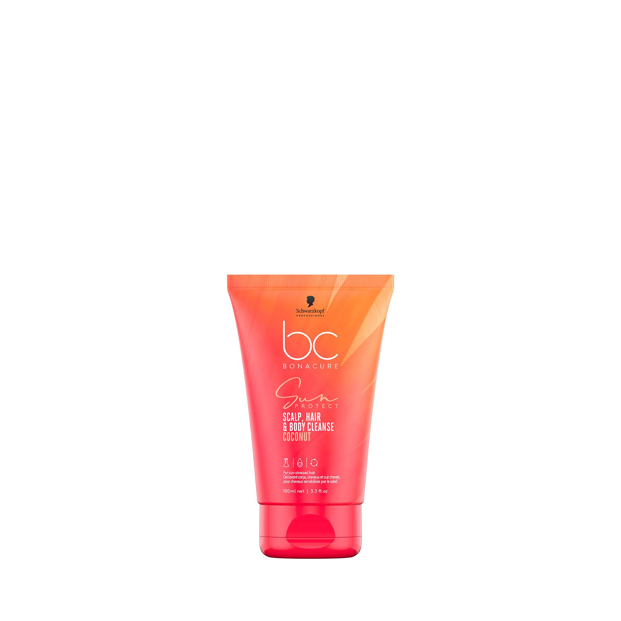 Gel lavant corps, cheveux et cuir chevelu – fraîcheur, réparation, hydratation de la marque Schwarzkopf Professional Contenance 100ml - 1