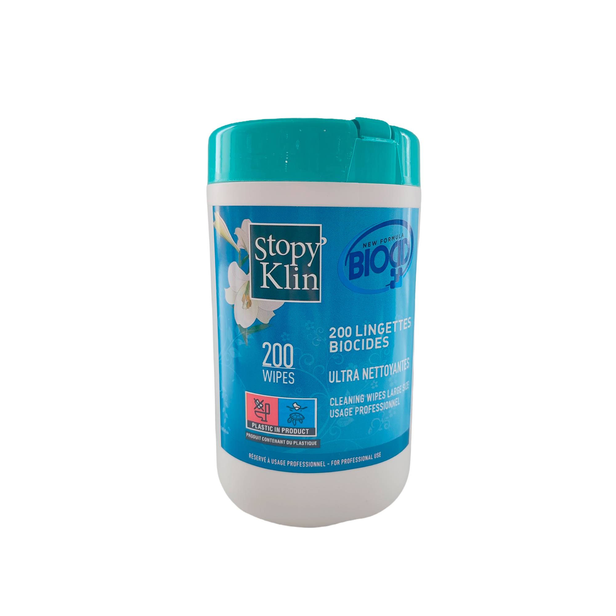 Boîte 200 lingettes biocides ultra-nettoyantes Stopy'Klin de la marque - 1