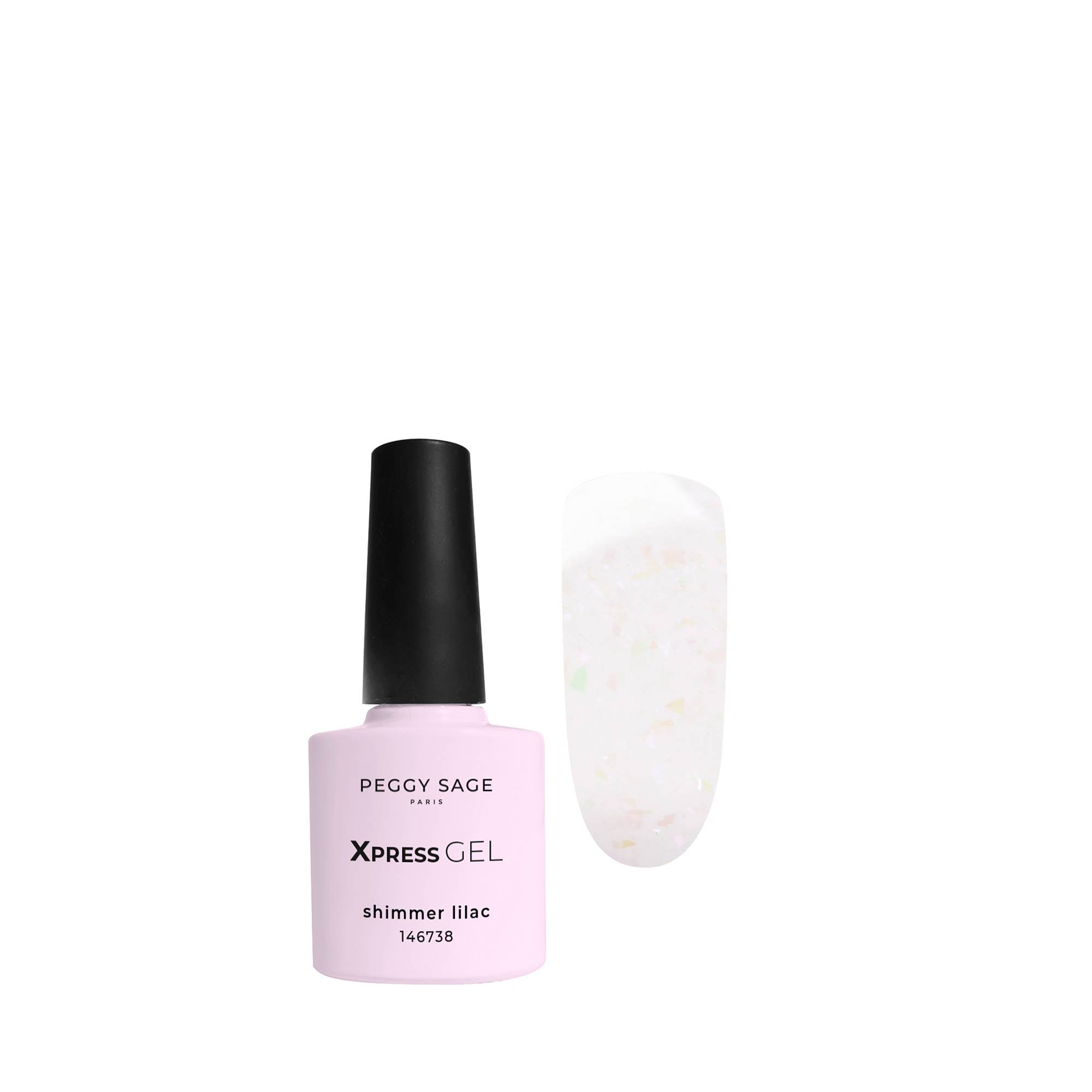 Gel 3 en 1 XPRESS GEL - Shimmer lilac de la marque Peggy Sage Contenance 7ml - 1