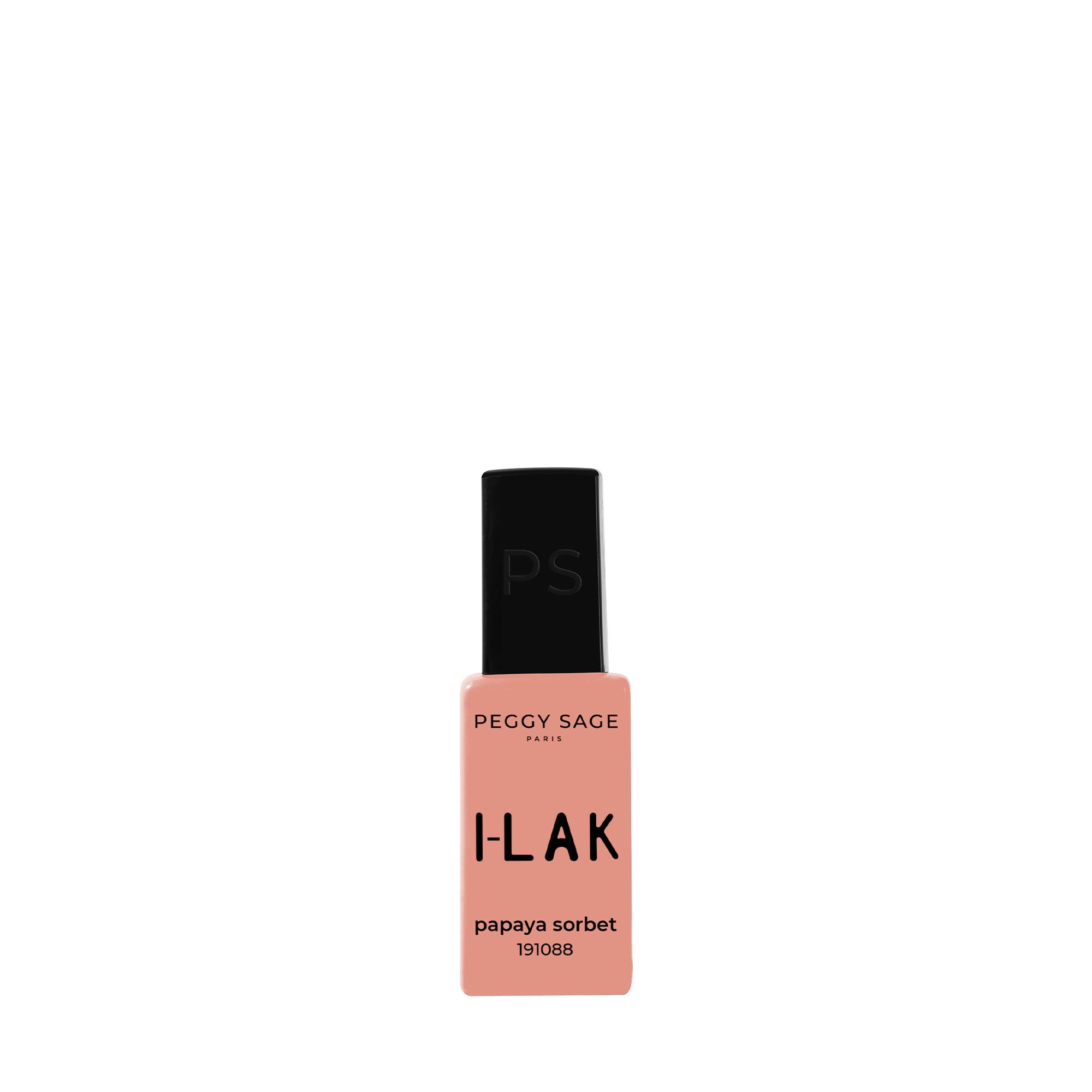 Vernis semi-permanent I-LAK – couleur Papaya Sorbet, tenue longue durée de la marque Peggy Sage Contenance 11ml - 1