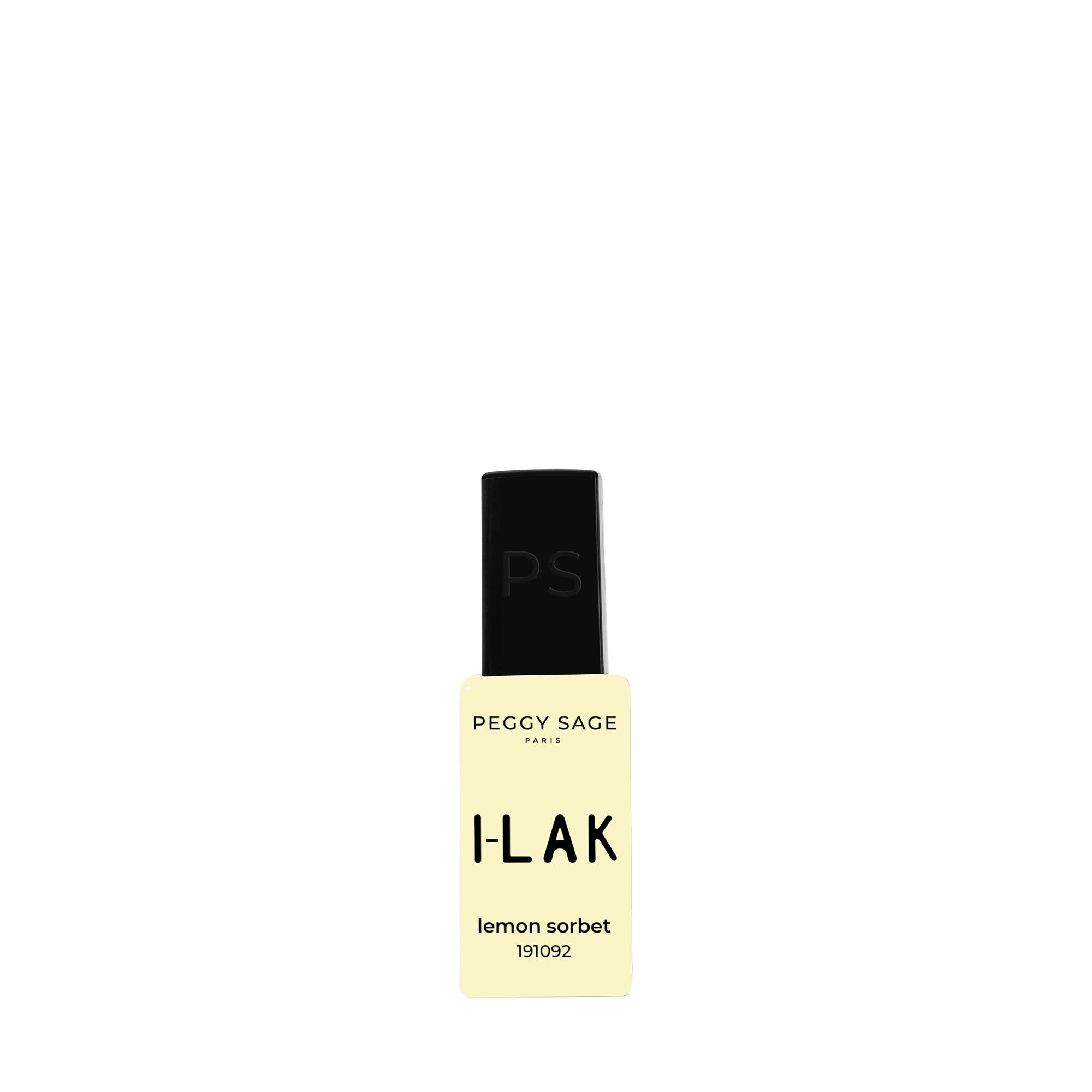 Vernis semi-permanent I-LAK – couleur Lemon Sorbet, tenue longue durée de la marque Peggy Sage Contenance 11ml - 1