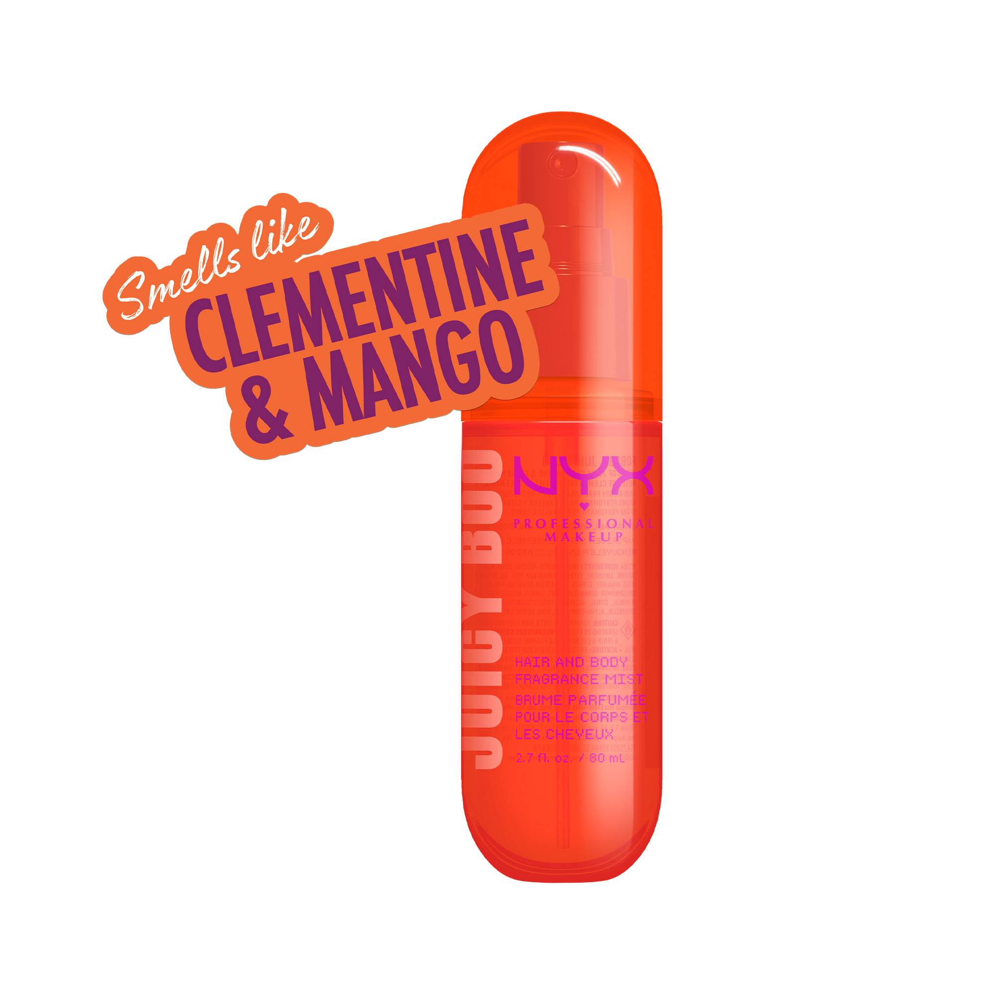 Brume parfumée Fat Oil Body Juicy Boo – nuage fruité, format nomade de la marque NYX Professional Makeup Contenance 80ml - 1