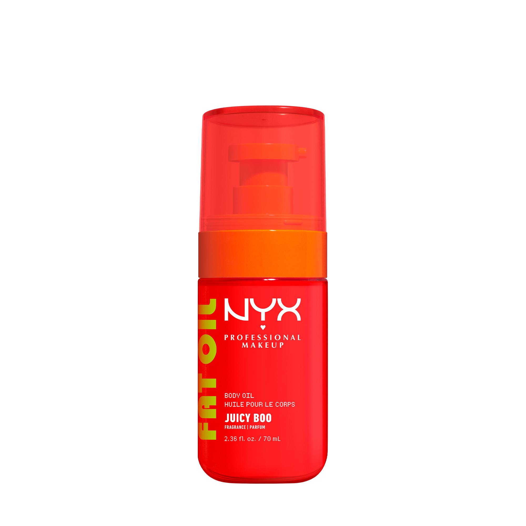 Huile corps Fat Oil Body Juicy Boo – glow éclatant, hydratation 24H de la marque NYX Professional Makeup Contenance 70ml - 1