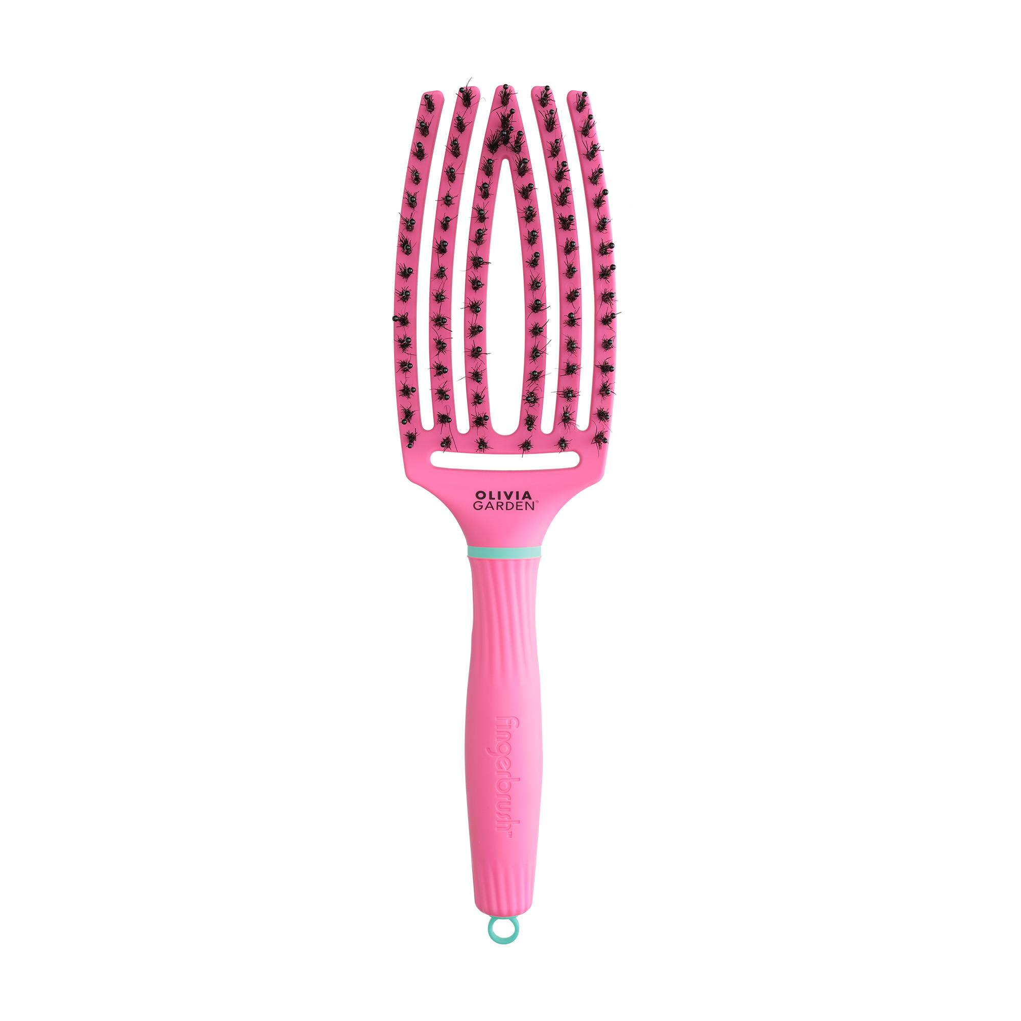 Fingerbrush Care Iconic Lollipop Pink Innerchild - flexible, douce, anti-casse de la marque Olivia Garden - 1