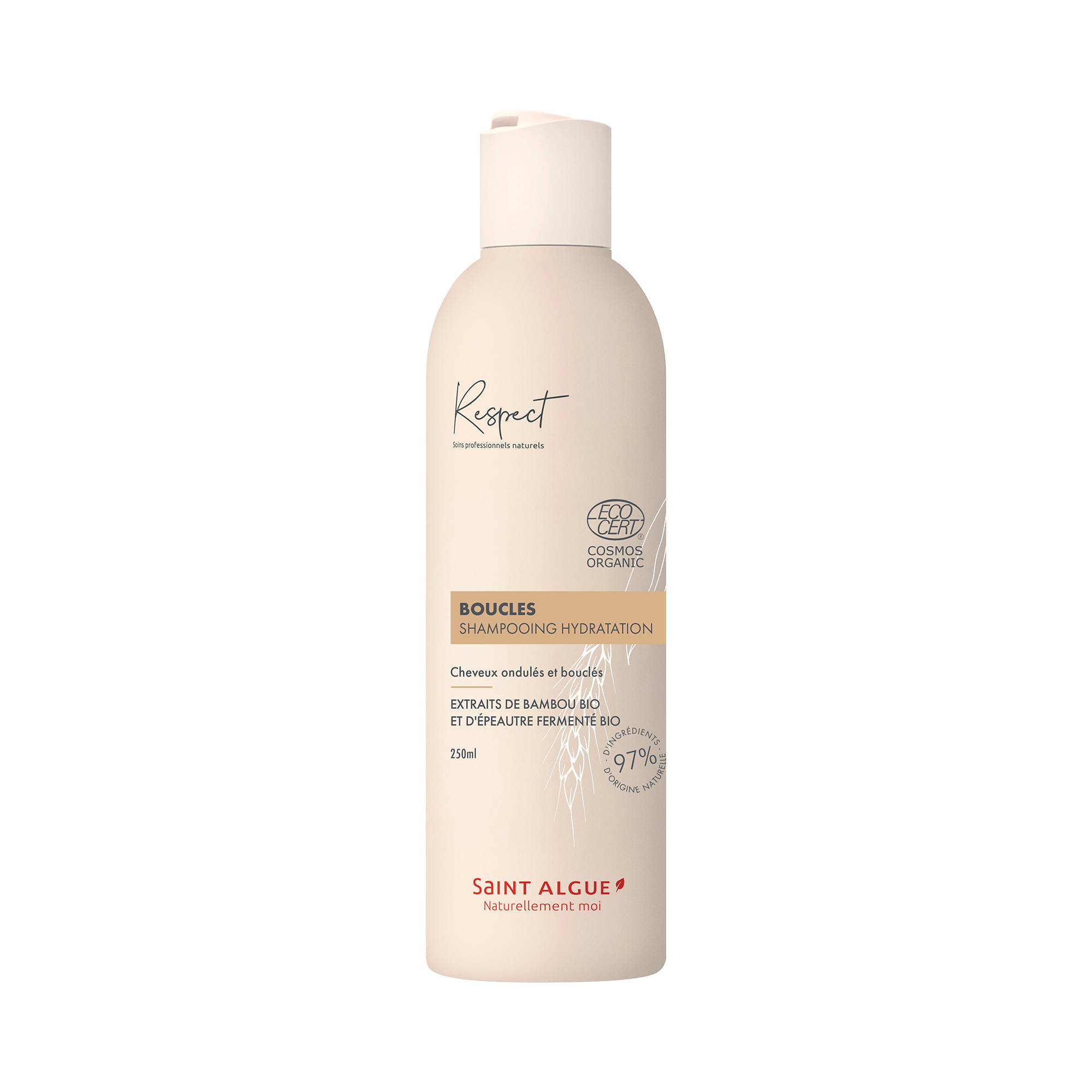 Shampooing Hydratation Boucles – souplesse, résistance et douceur de la marque Saint Algue Contenance 250ml - 1