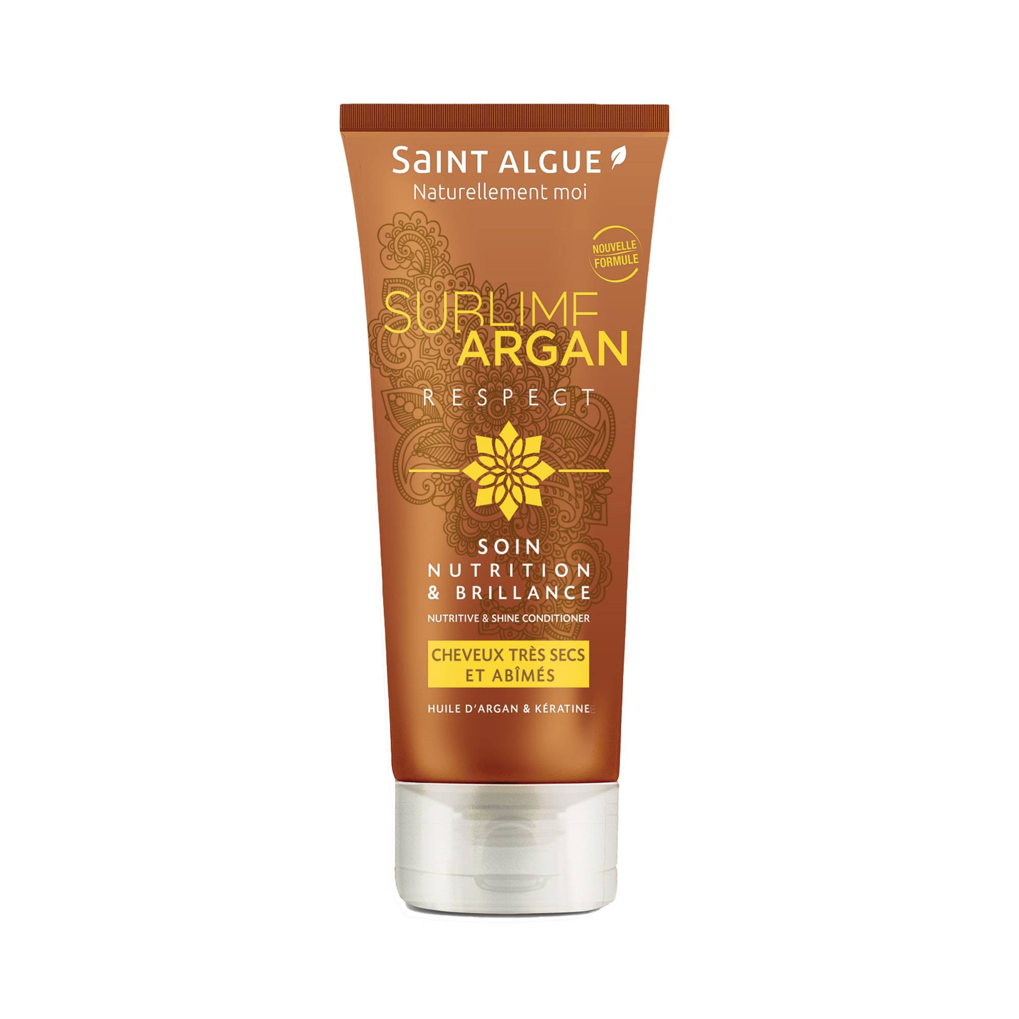 Soin nutrition & brillance Sublime Argan - nutrition intense et revitalisation de la marque Saint Algue Contenance 200ml - 1